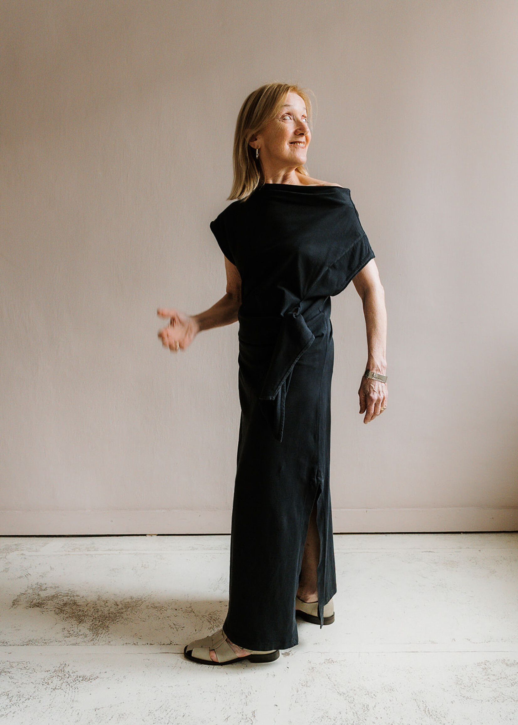 Tela Dress Mauritius black