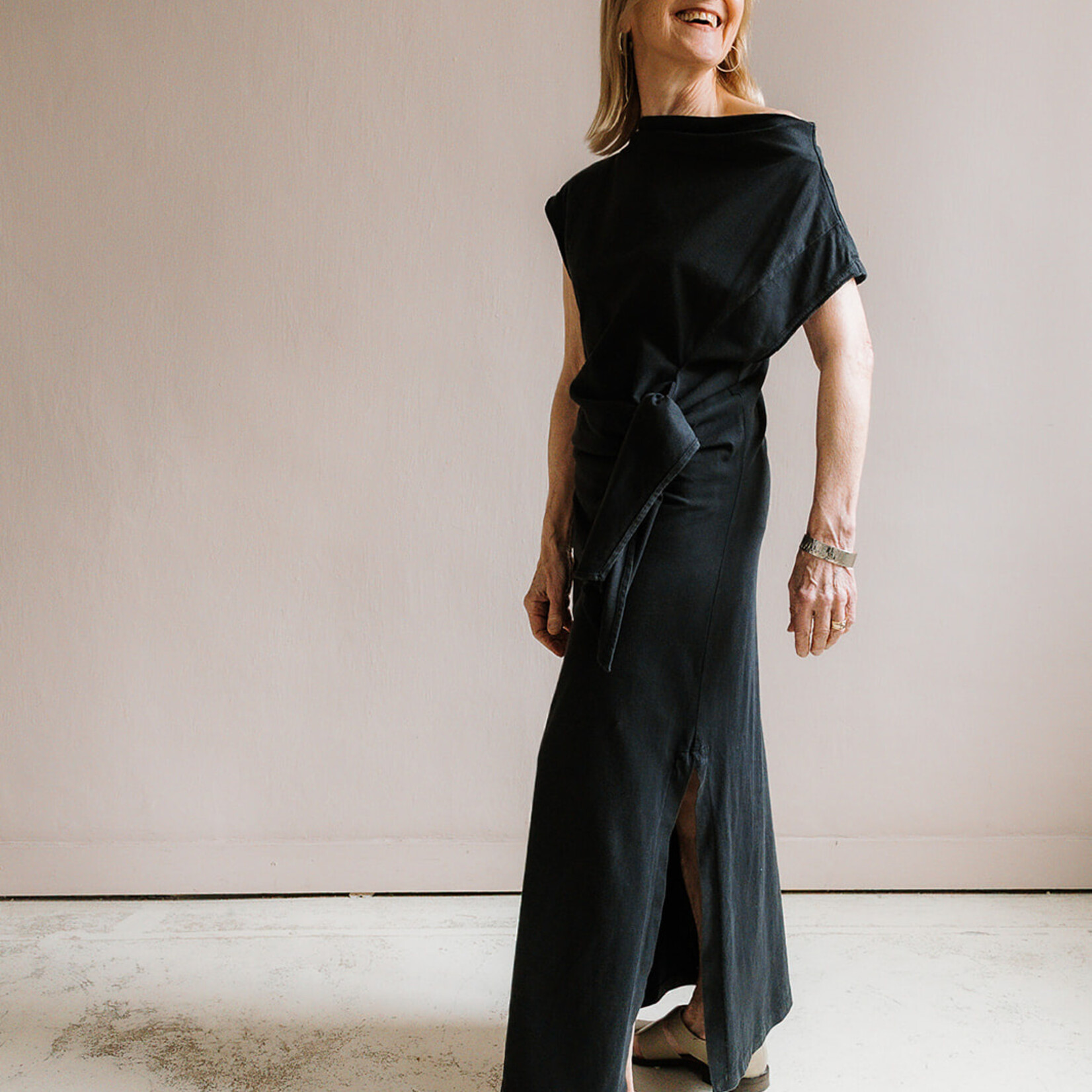 Tela Dress Mauritius black