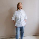 Shirt oversized short sleeves