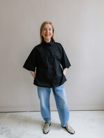 Shirt oversized short sleeves