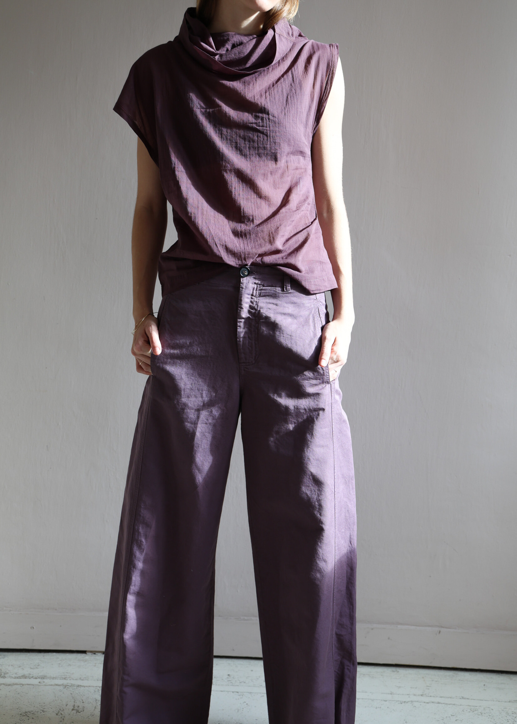 Tela Pantalon Vanda viola