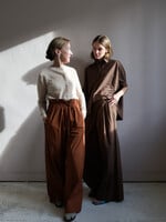 Tela Wide leg trouser in cotton