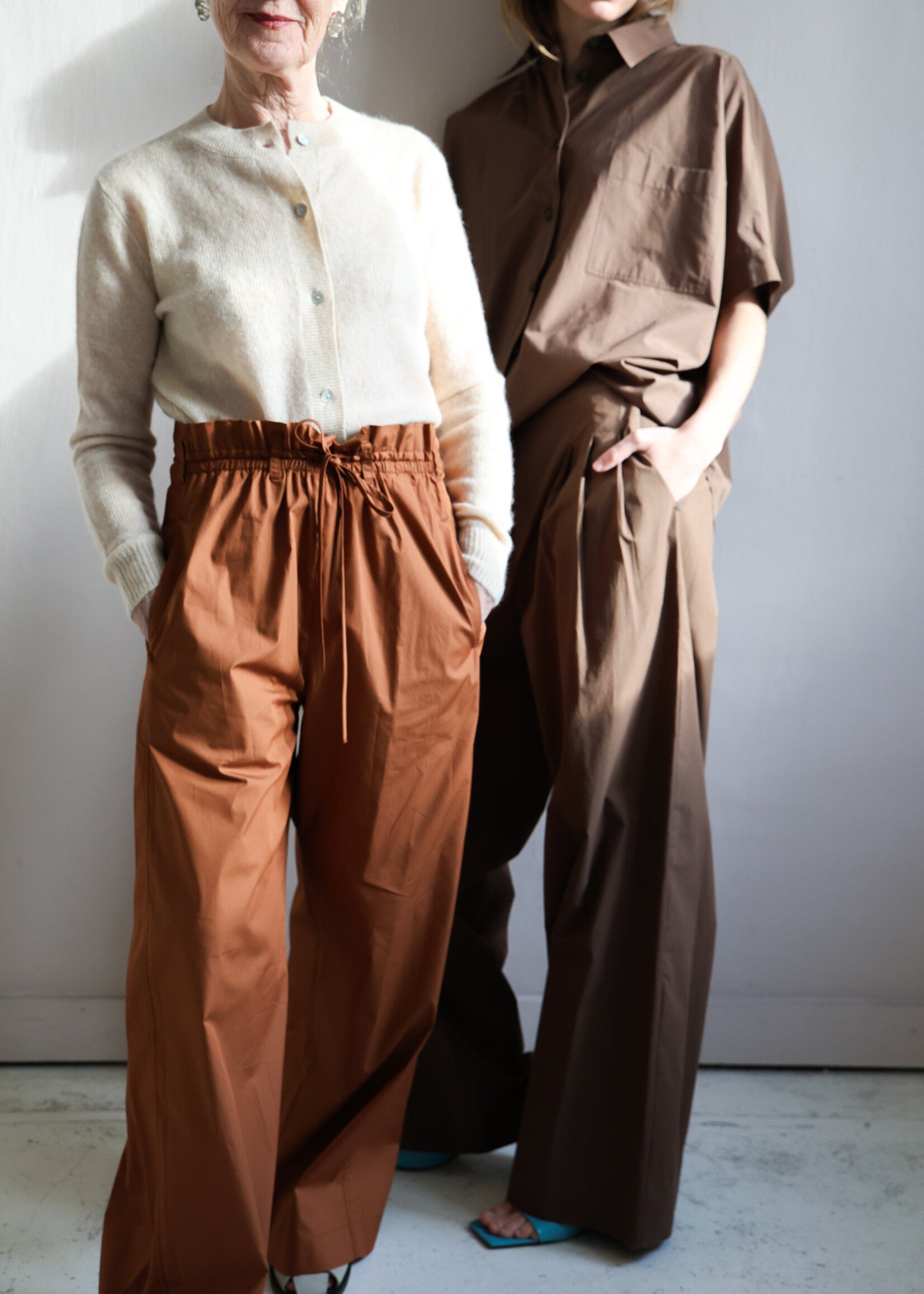 Tela Wide leg trouser in cotton