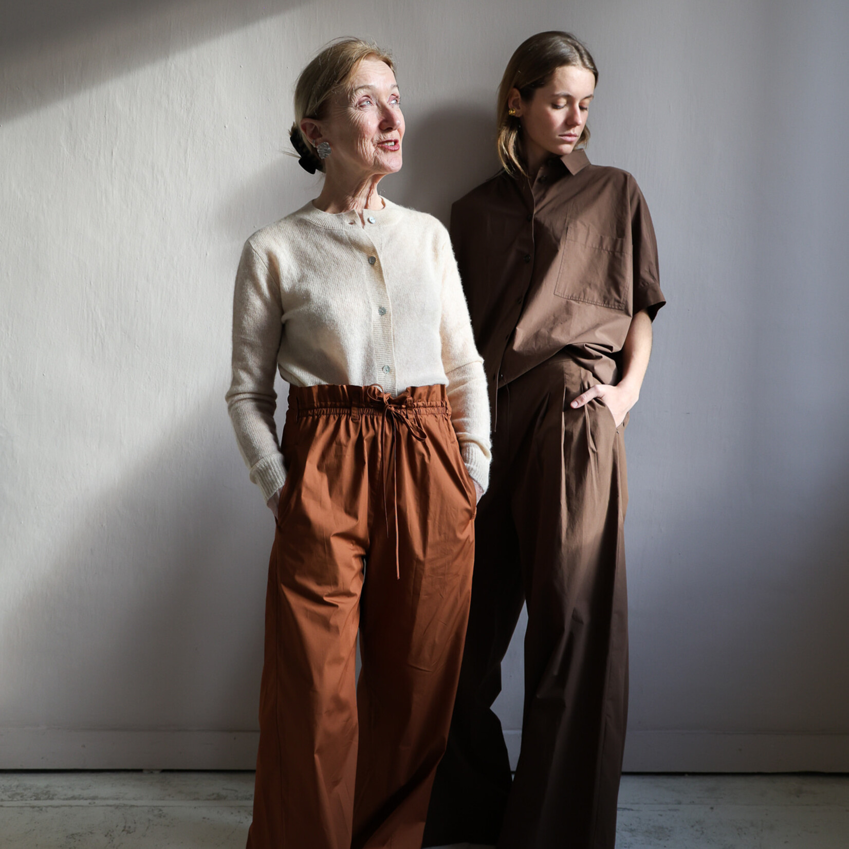 Tela Wide leg trouser  Lucio in cotton