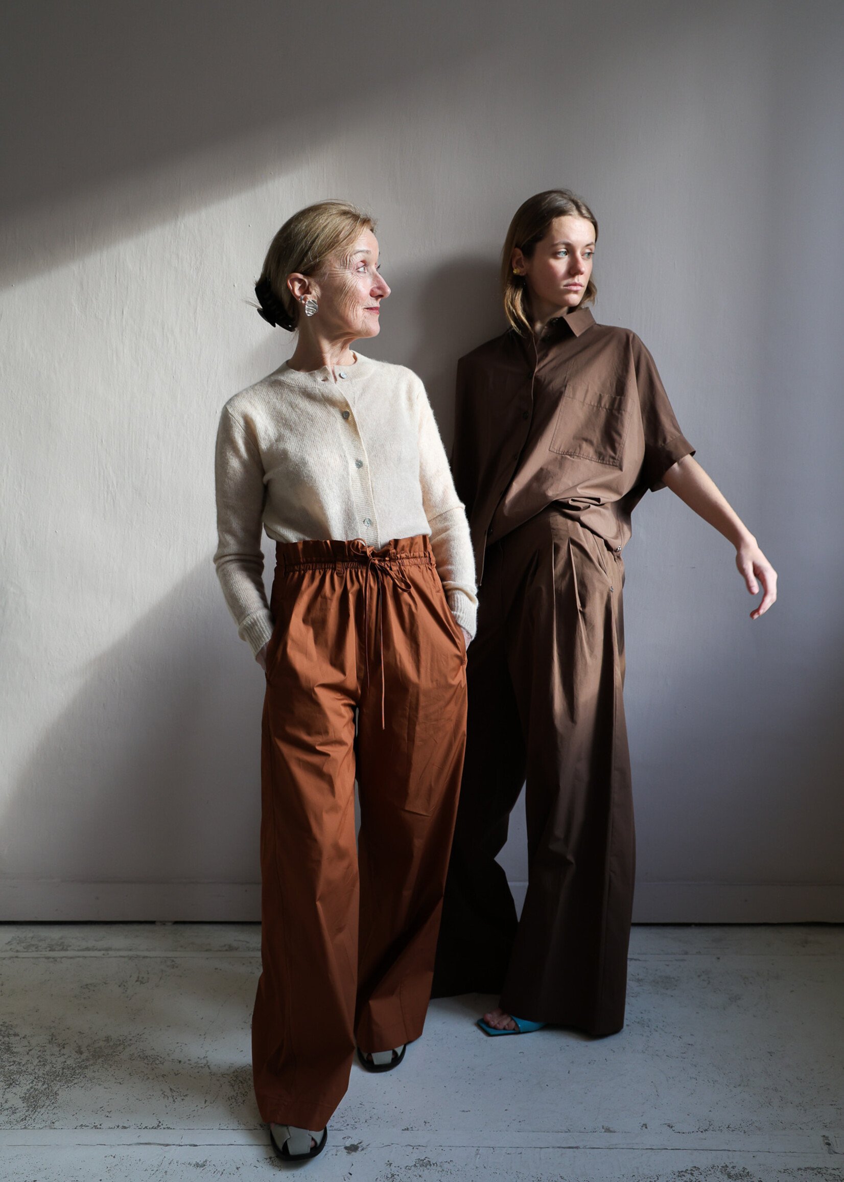 Tela Wide leg trouser in cotton