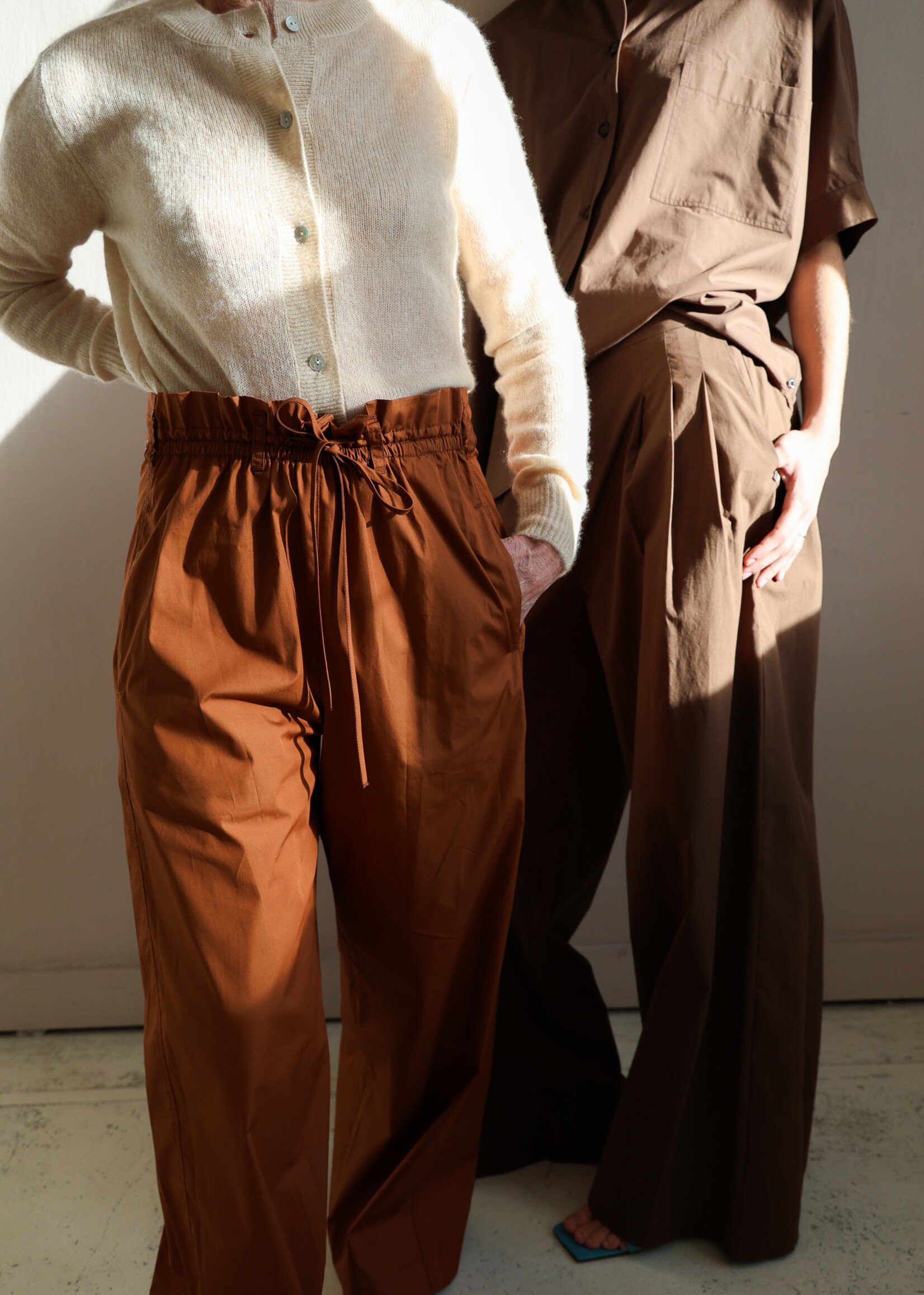 Tela Wide leg trouser in cotton