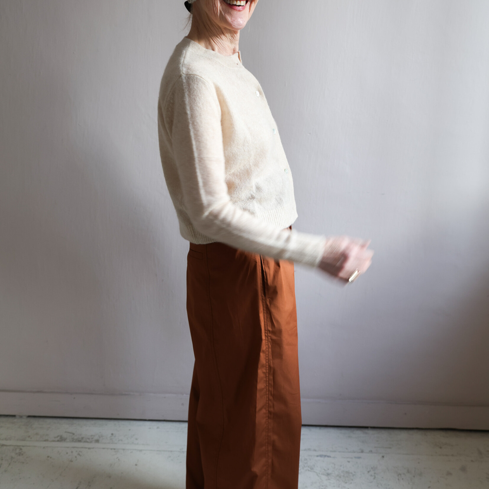 Tela Wide leg trouser  Lucio in cotton
