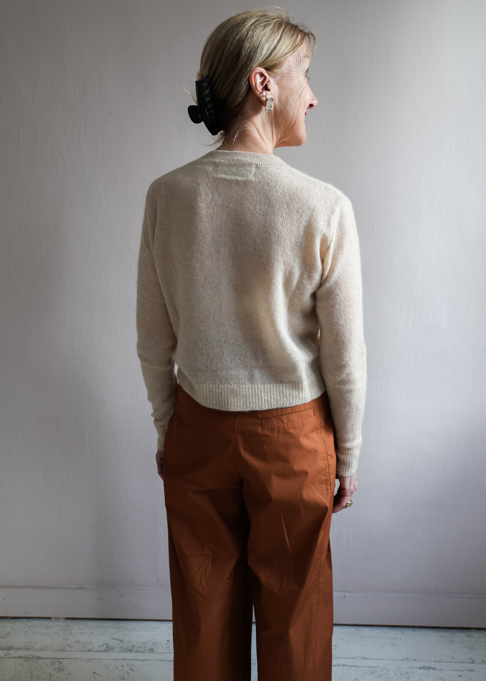 Tela Wide leg trouser in cotton