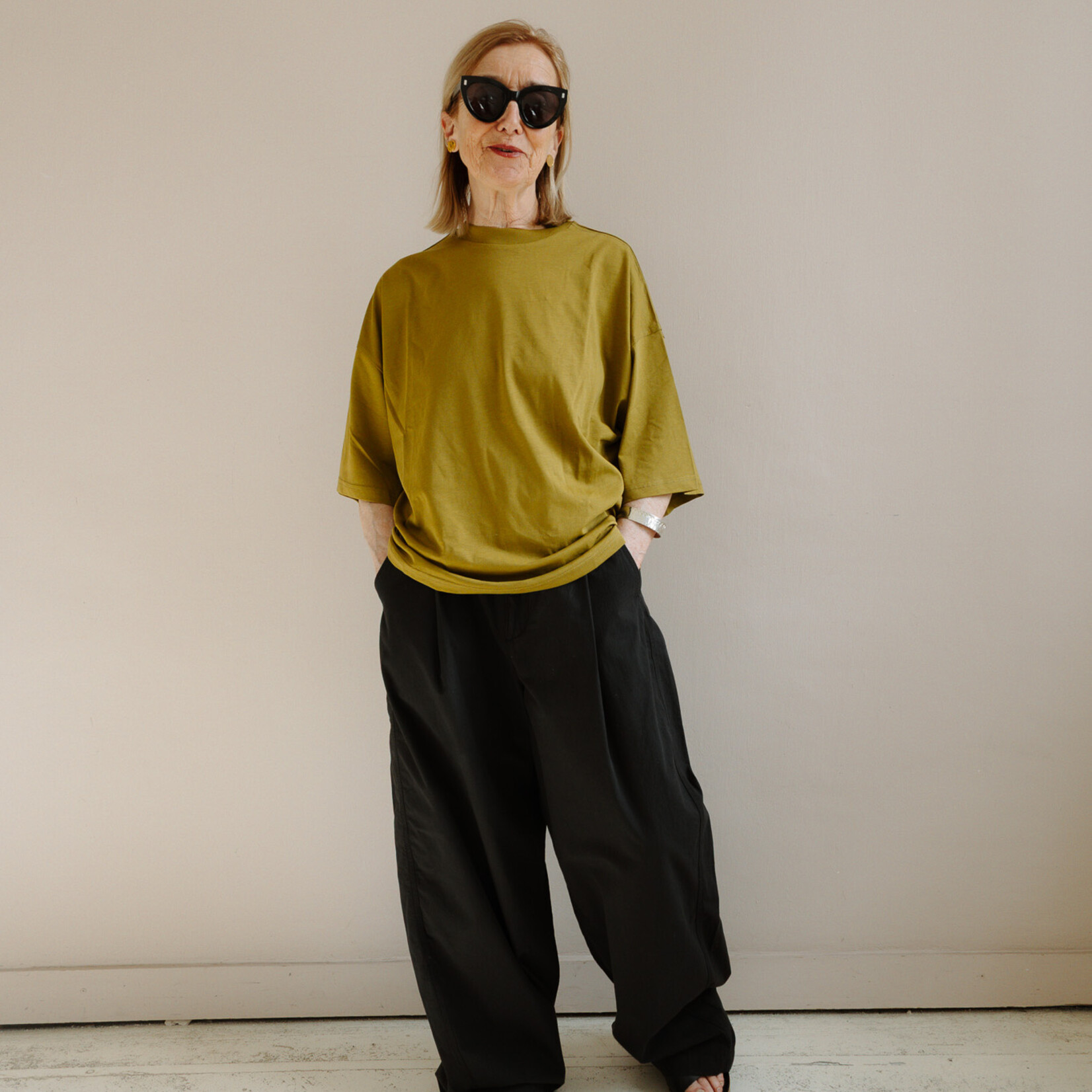 Tela T-shirt Skossa olive green
