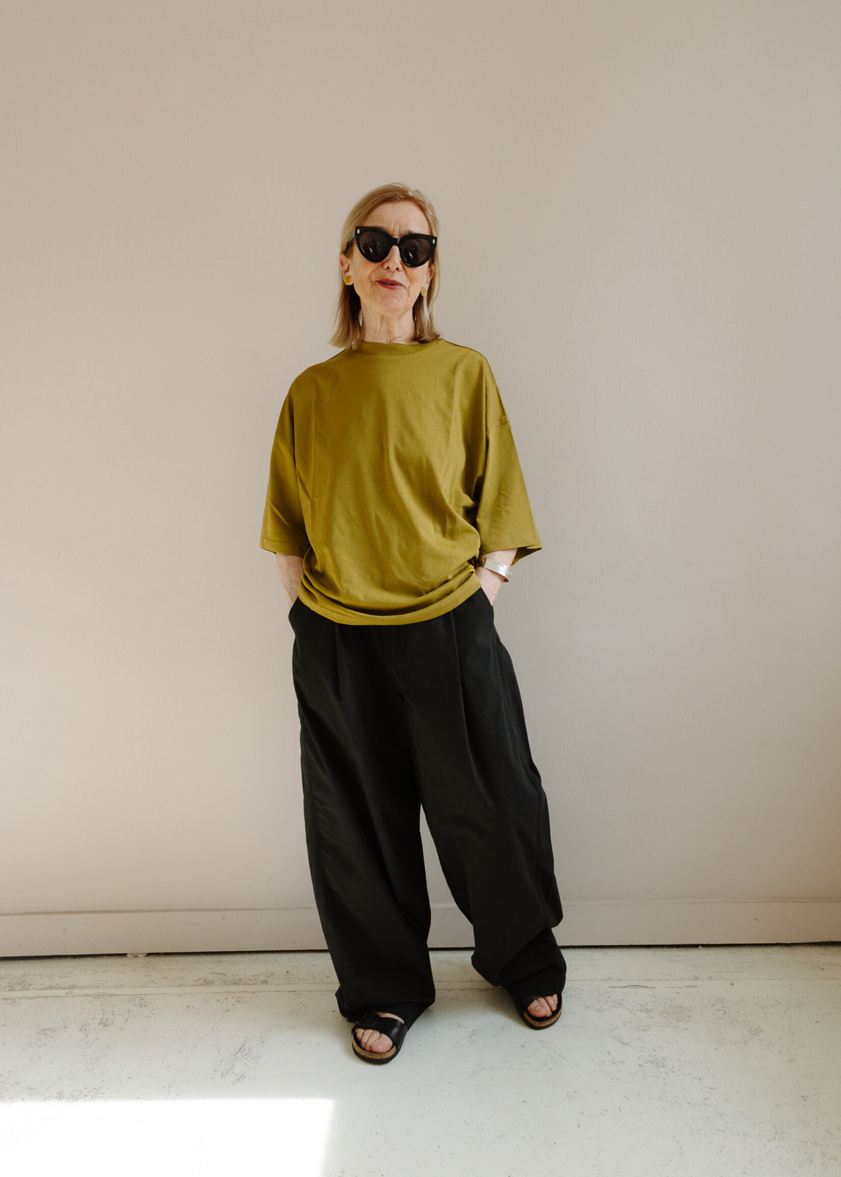 Tela T-shirt Skossa olive green