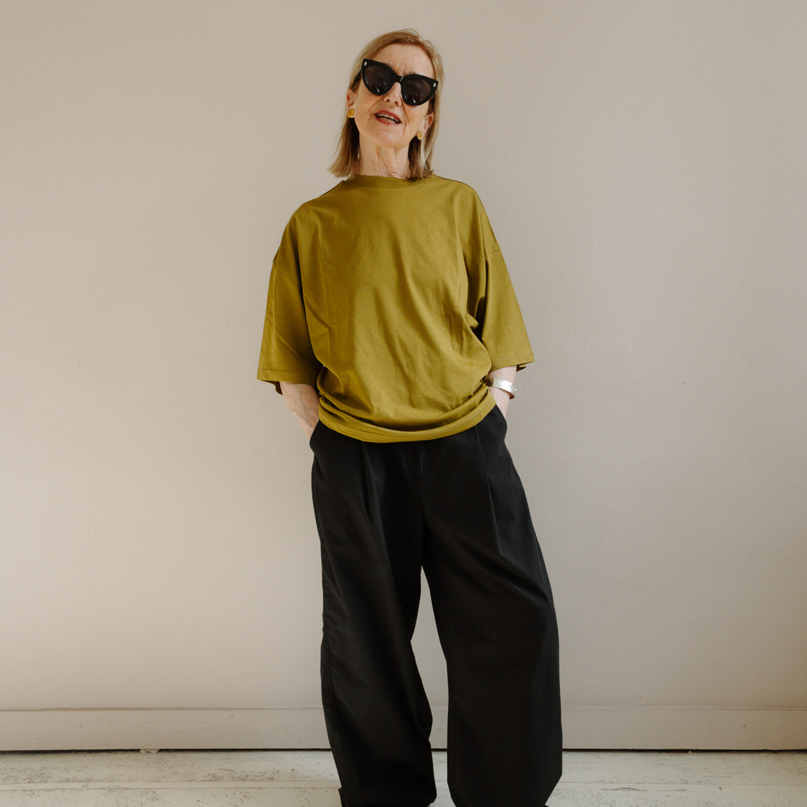 Tela T-shirt Skossa olive green