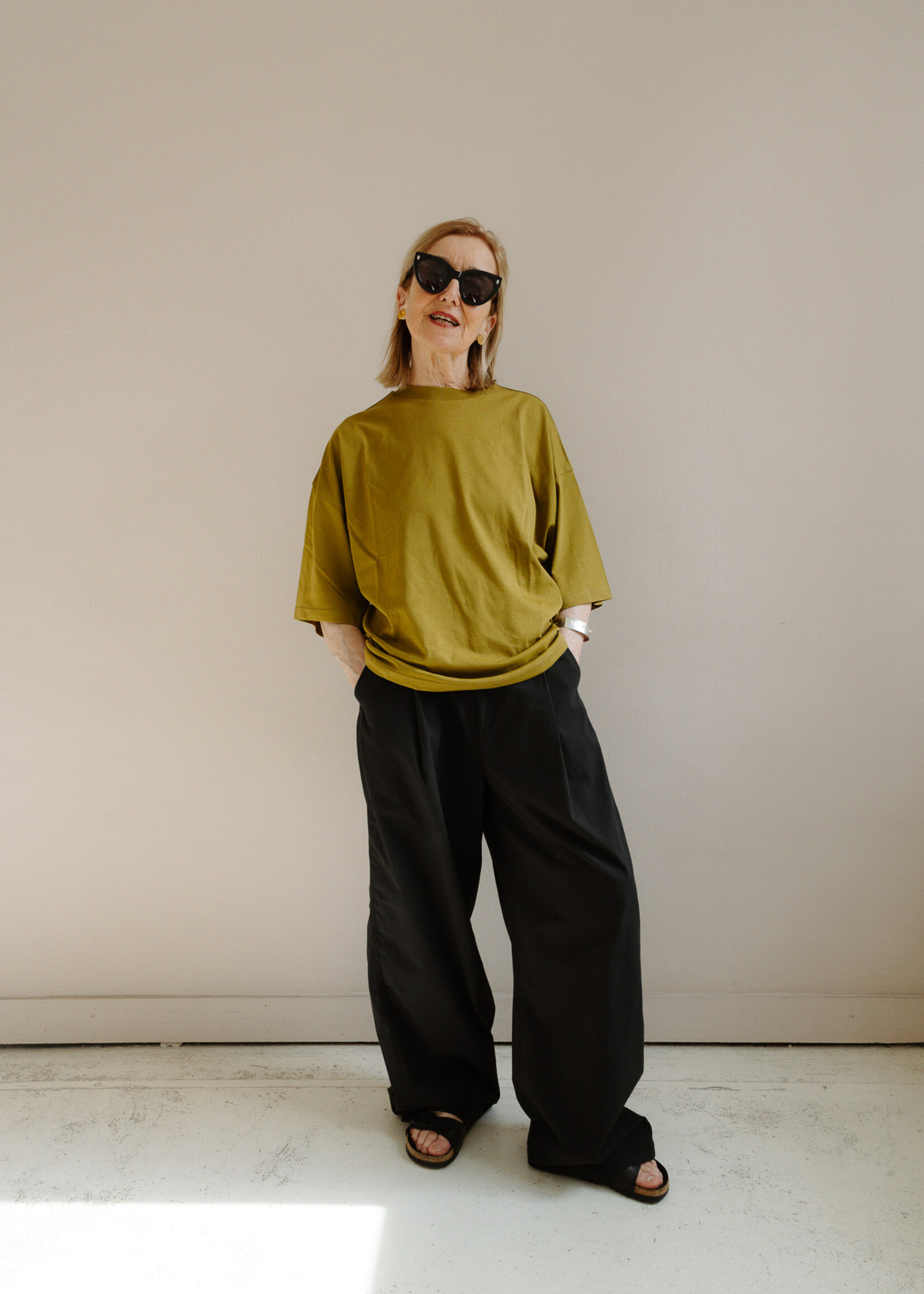 Tela T-shirt Skossa olive green