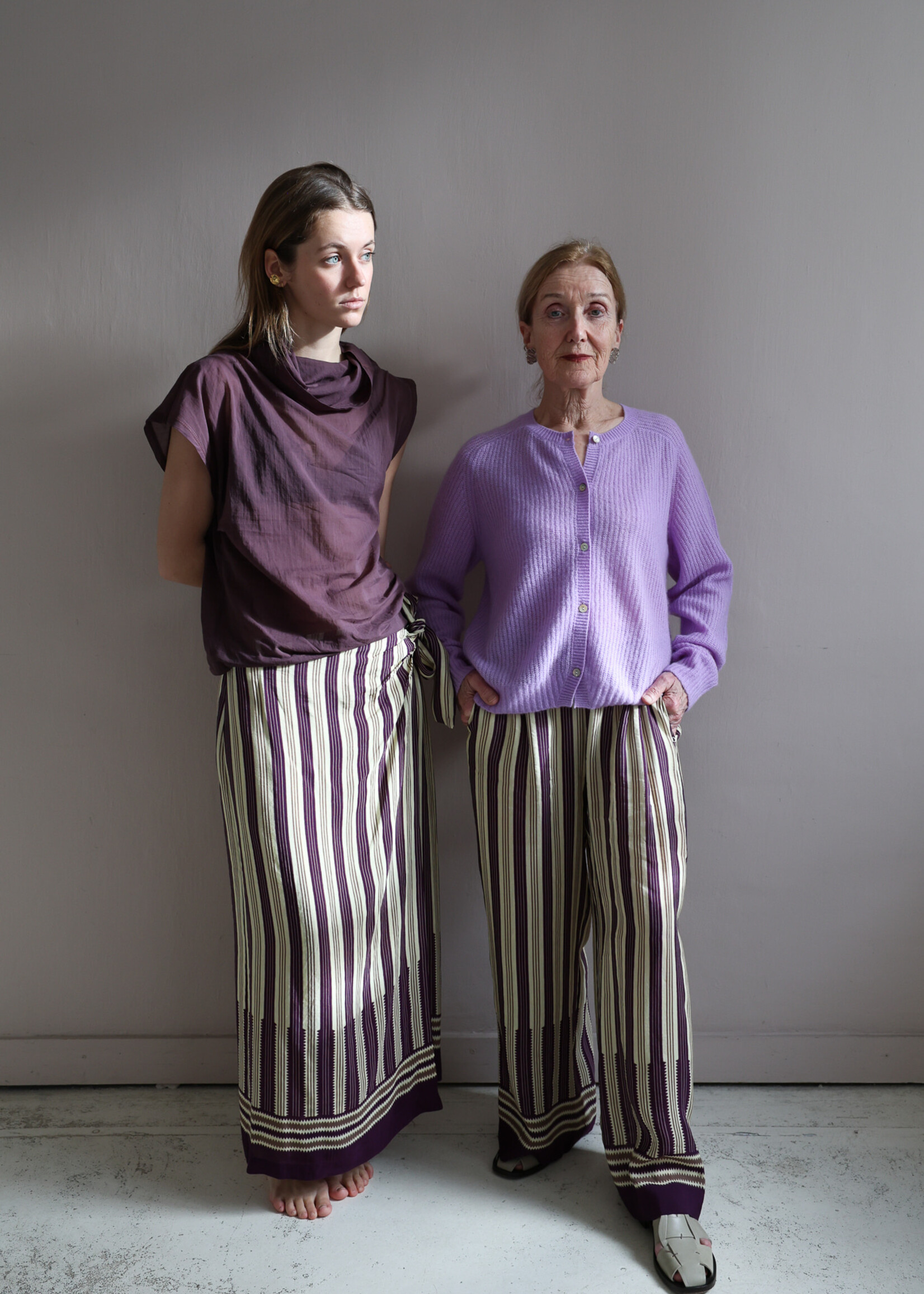 Ottod'Ame Wrap Skirt stripe