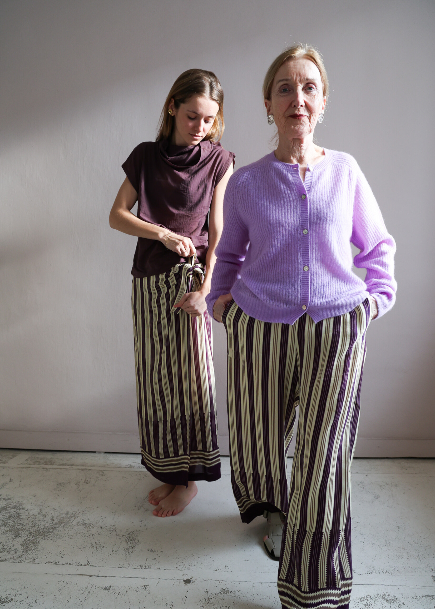 Ottod'Ame Wrap Skirt stripe