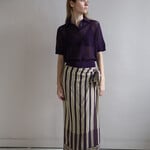Ottod'Ame Wrap Skirt stripe