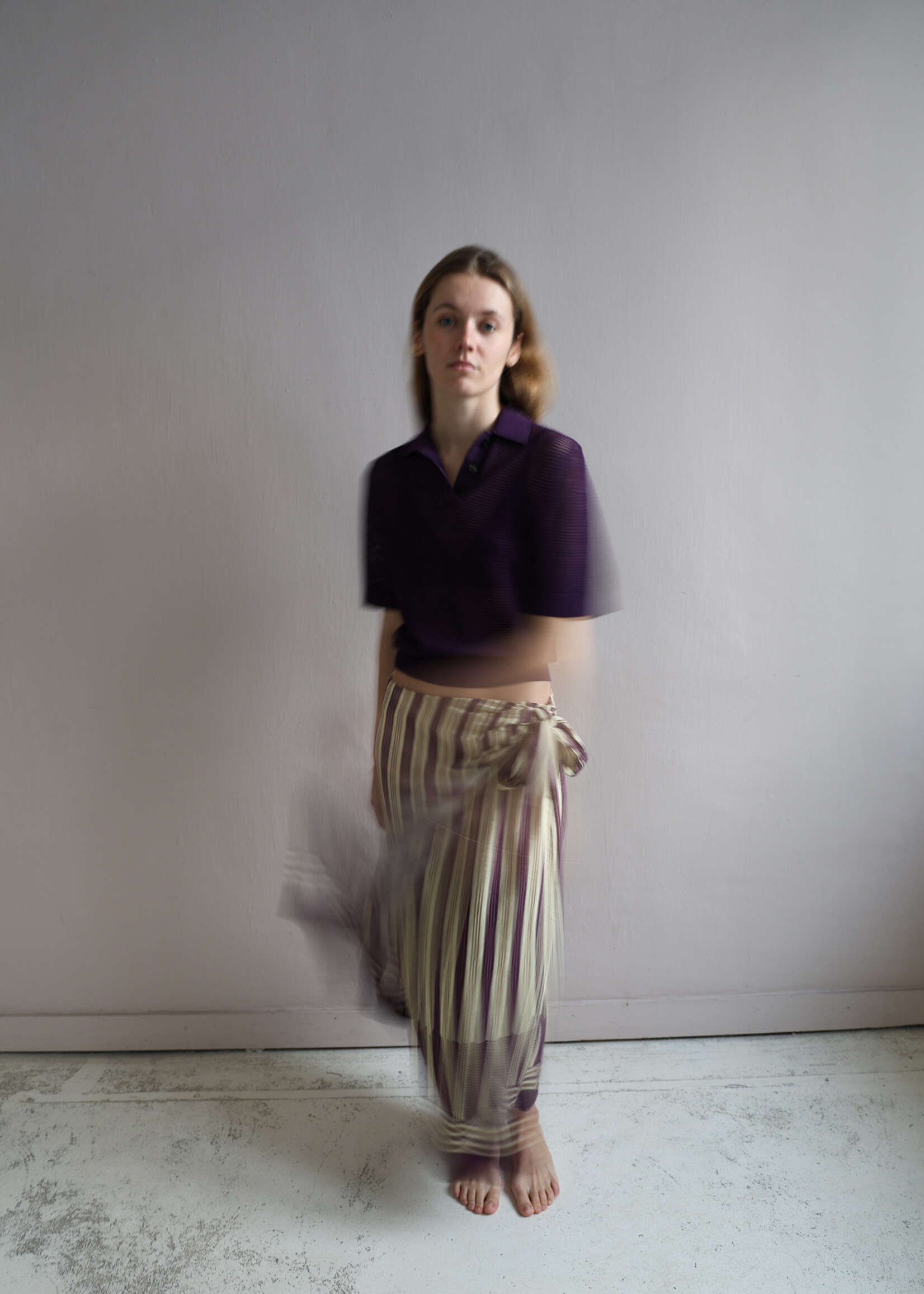 Ottod'Ame Wrap Skirt stripe