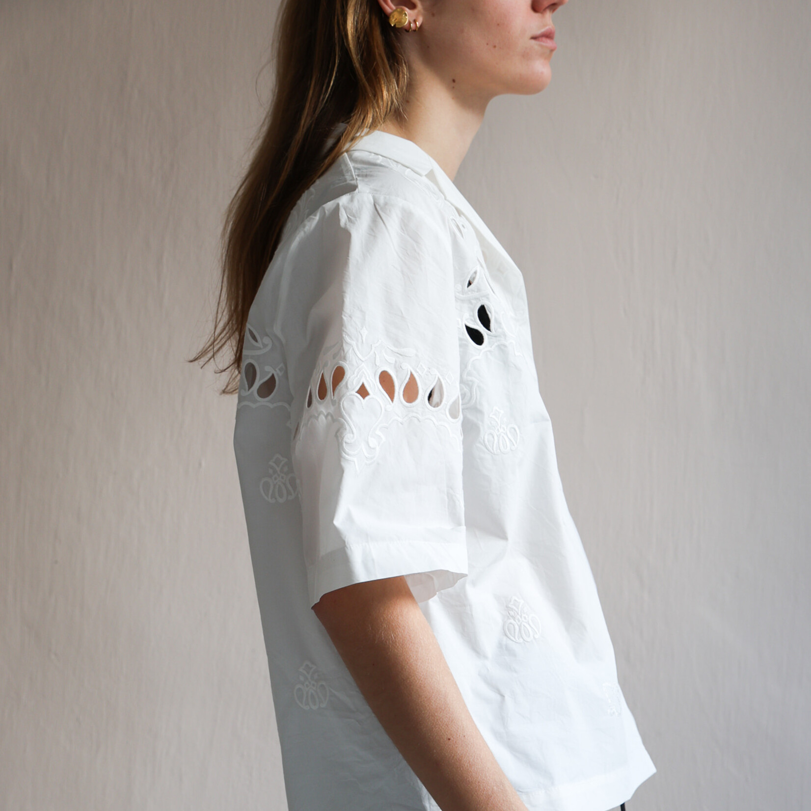 Ottod'Ame Embroidered white shirt