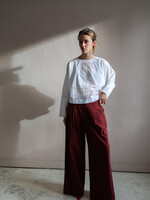 Soeur Hansel embroidered cotton blouse