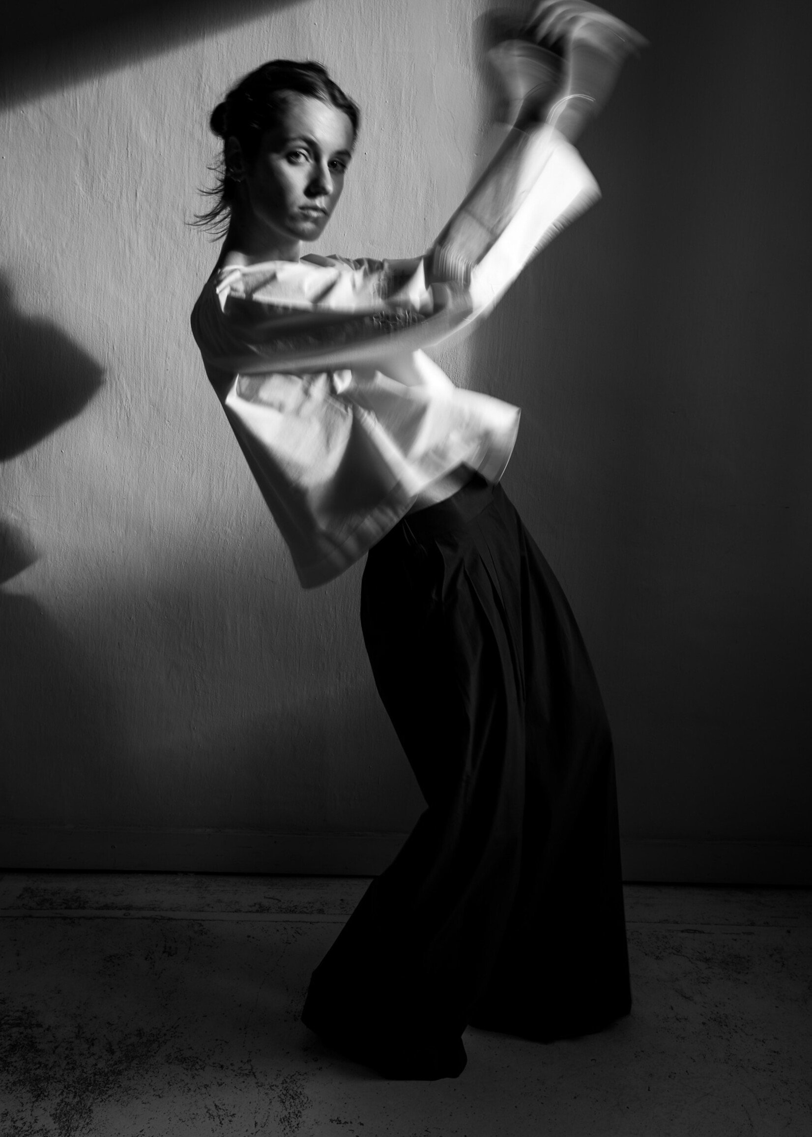 Soeur Hansel embroidered cotton blouse