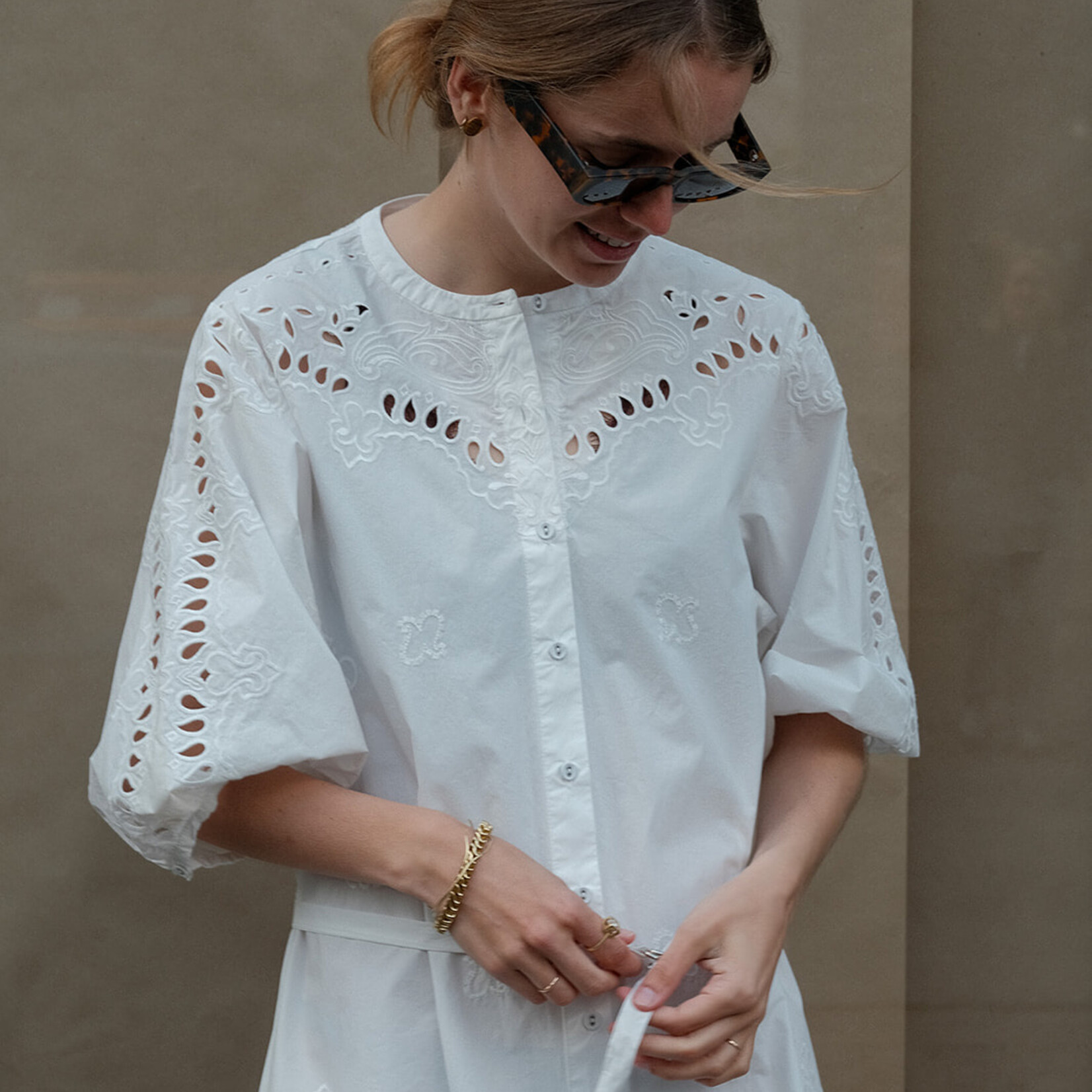 Ottod'Ame Short Dress broderie