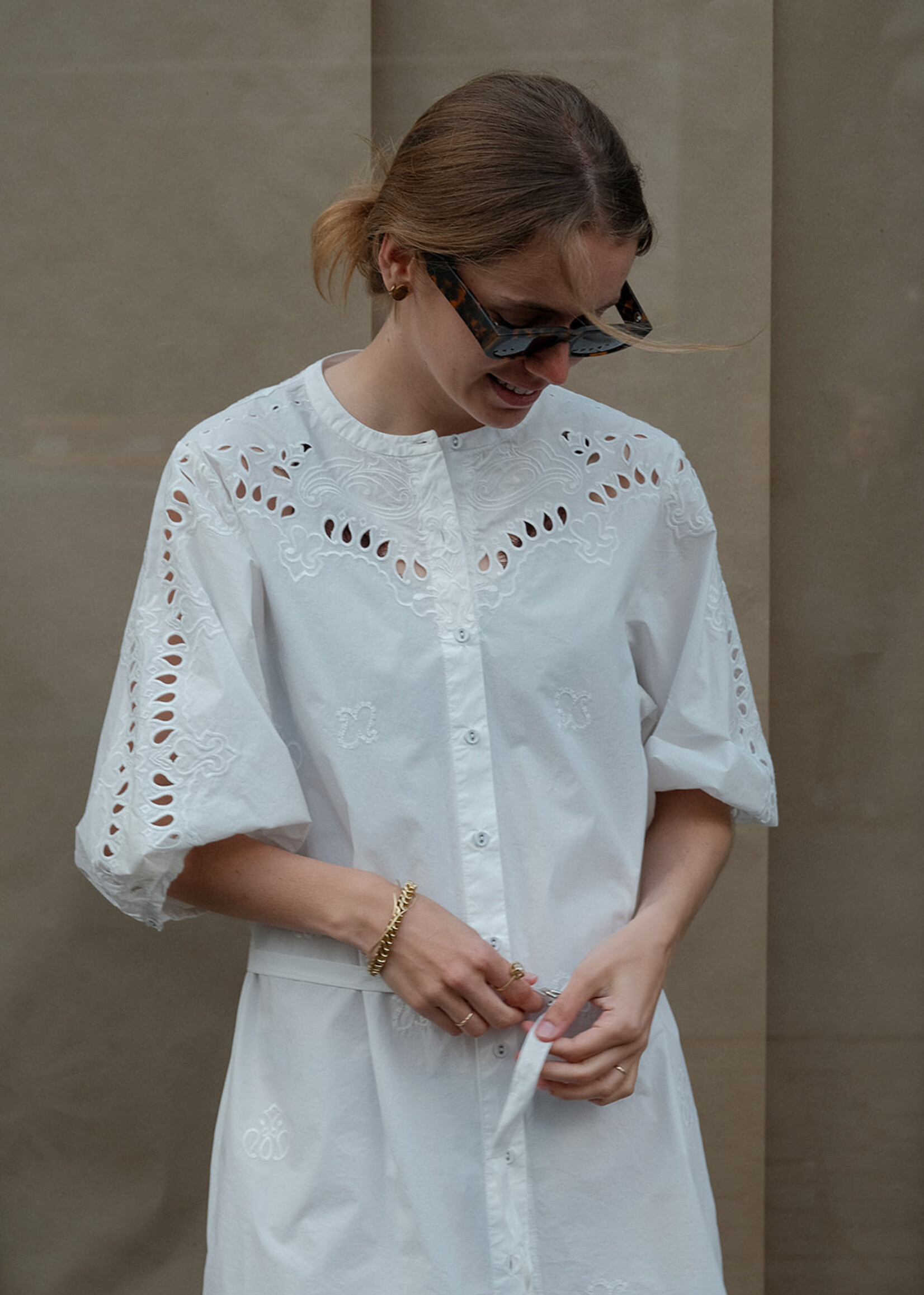 Ottod'Ame Short Dress broderie