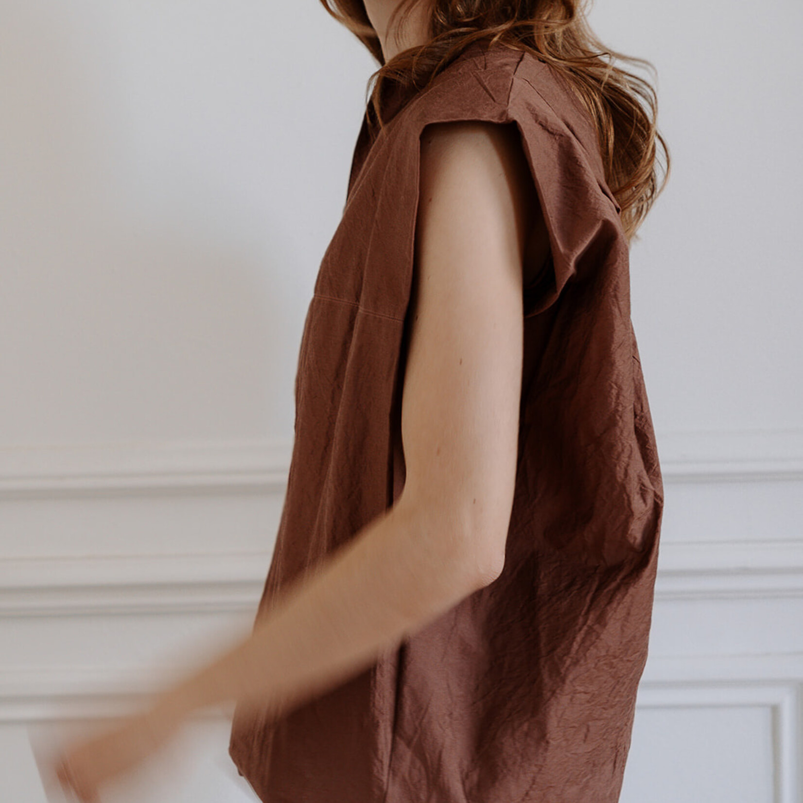 Soeur   Isaly sleeveless top in organic cotton