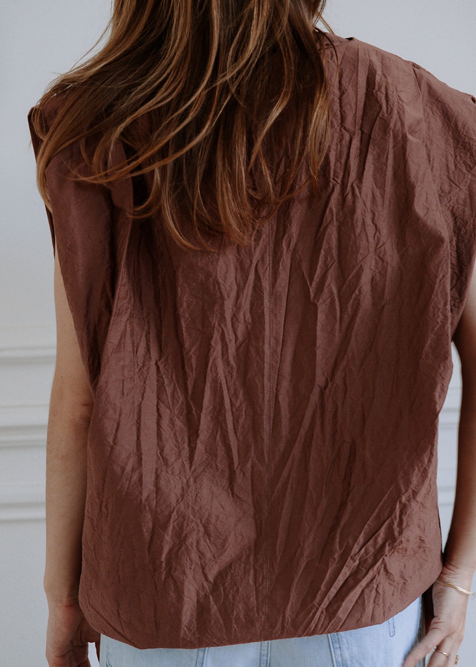 Soeur   Isaly sleeveless top in organic cotton