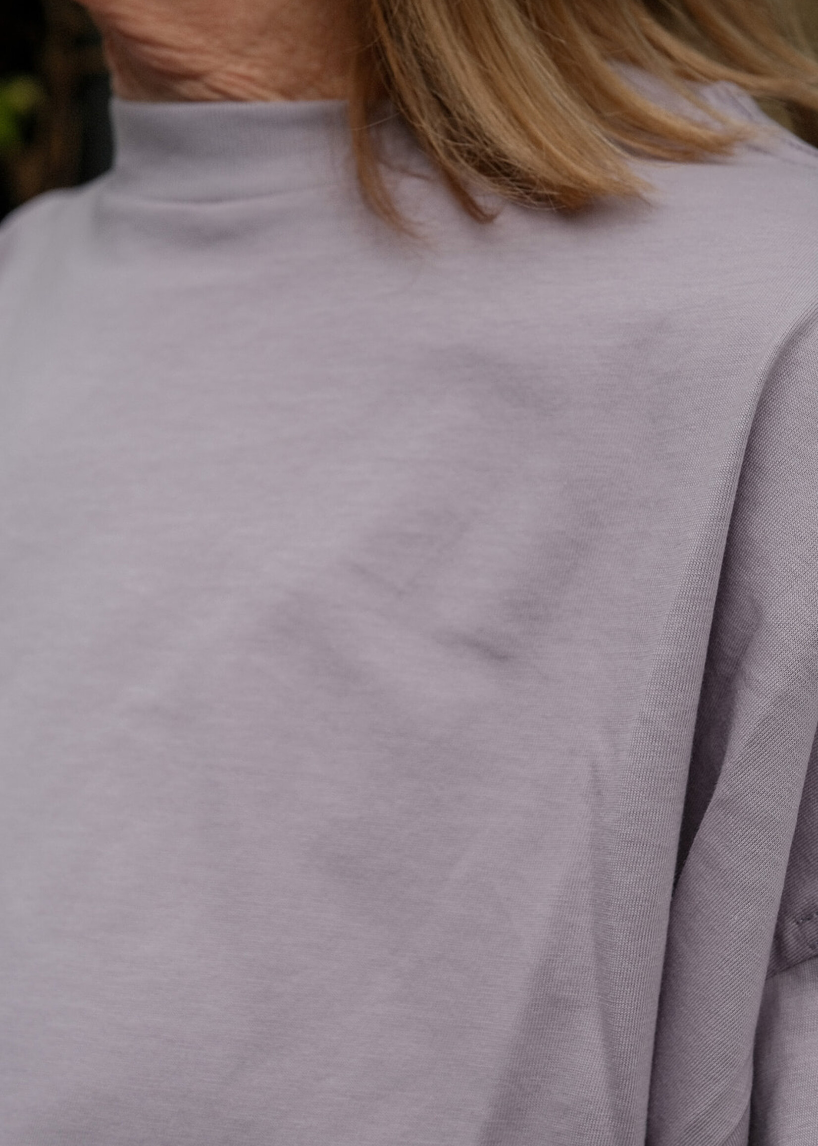 Tela T-shirt Skossa olive green lilac
