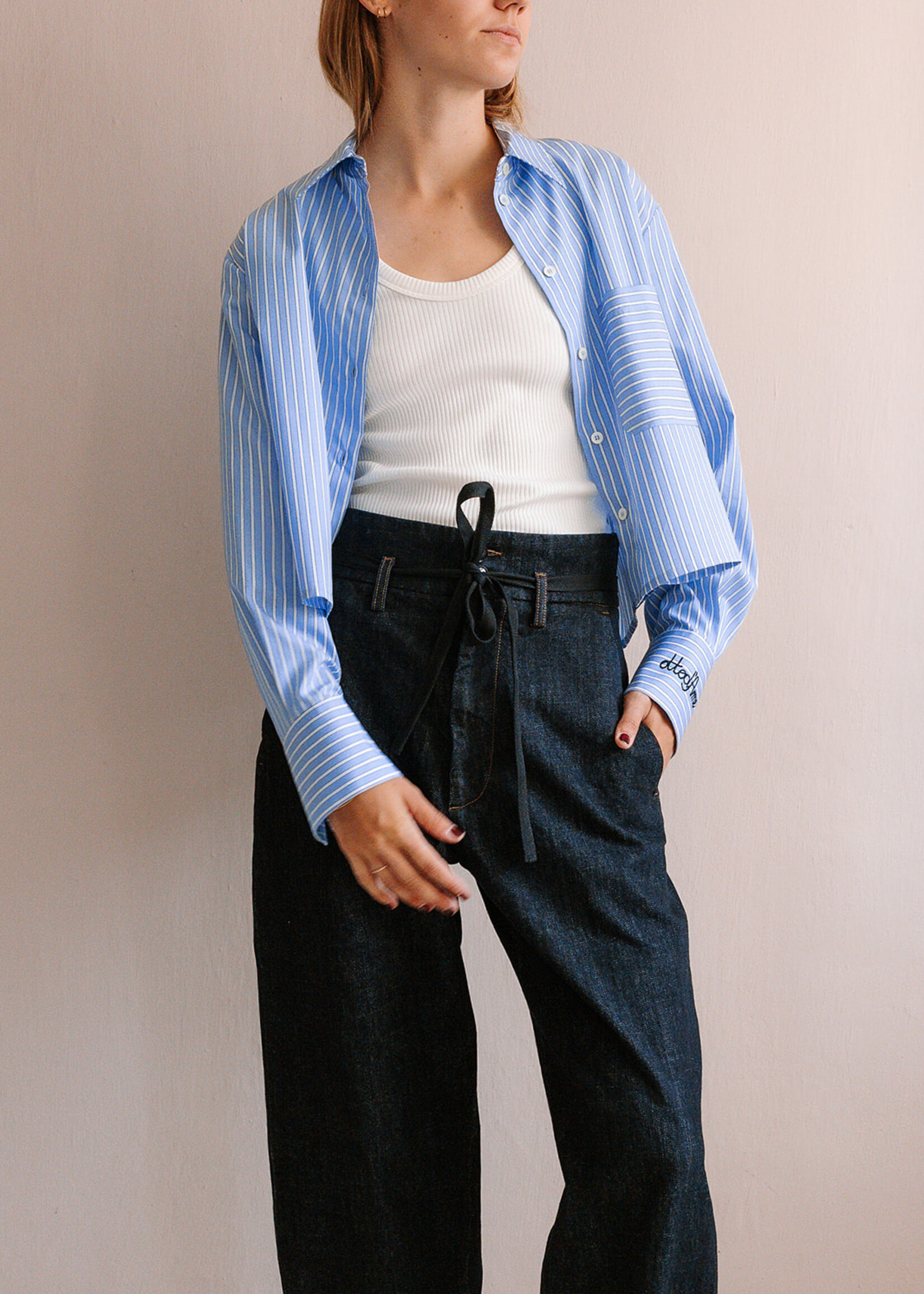 Barena Venezia Trouser candiano jeans  navy - Copy