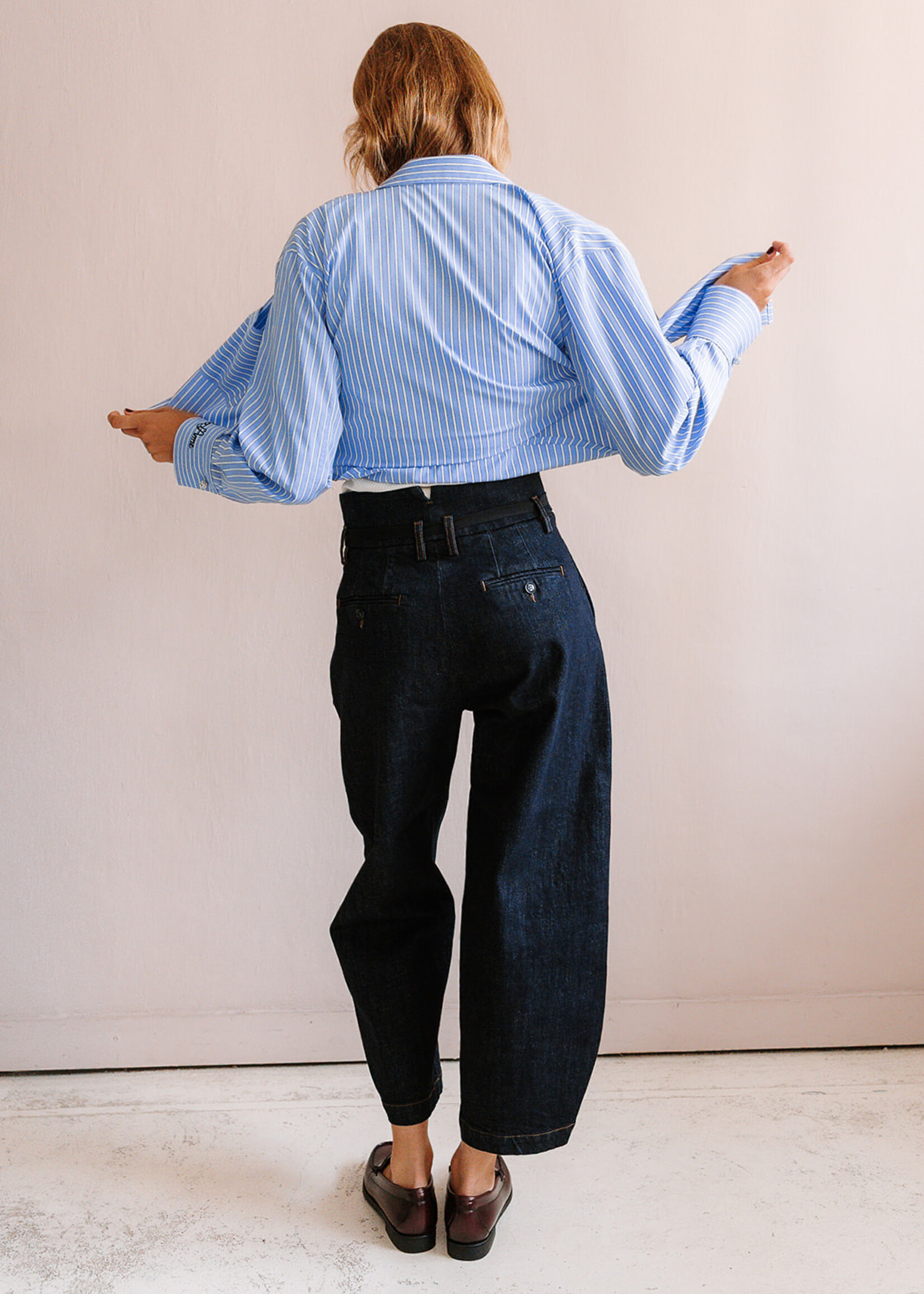 Barena Venezia Trouser candiano jeans  navy - Copy