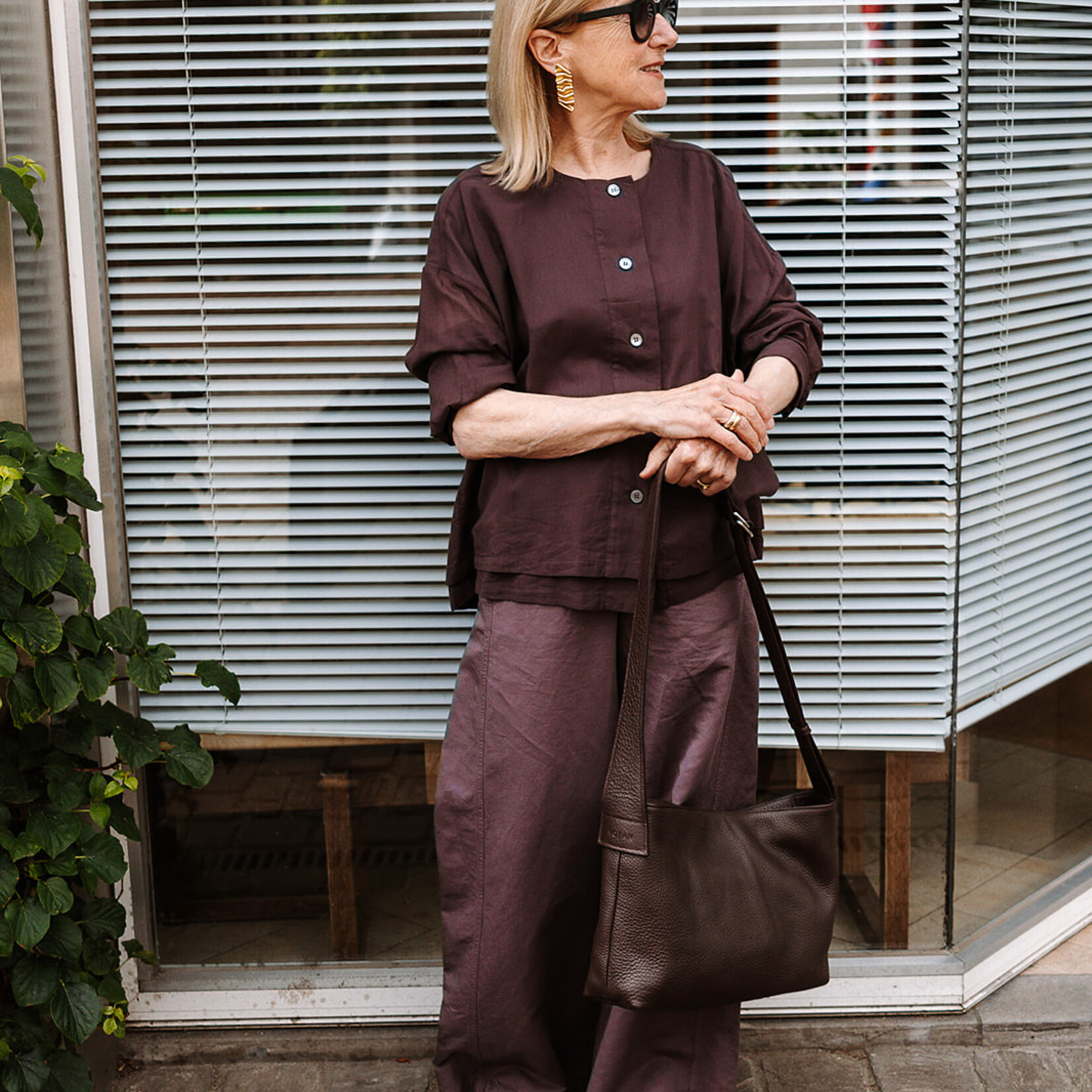 NO/AN City bag  aubergine
