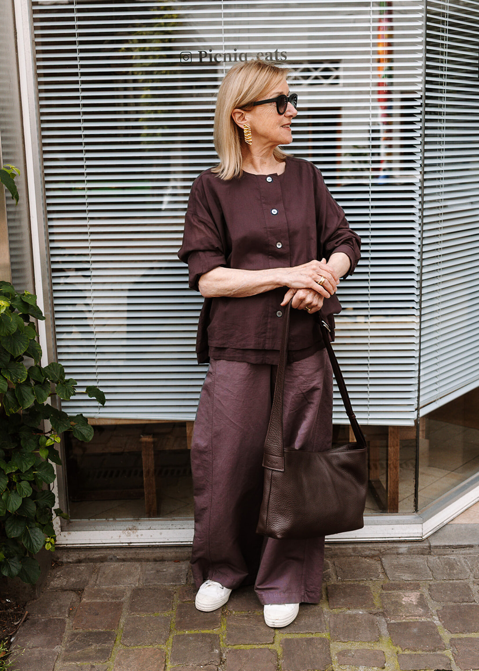 NO/AN City bag  aubergine