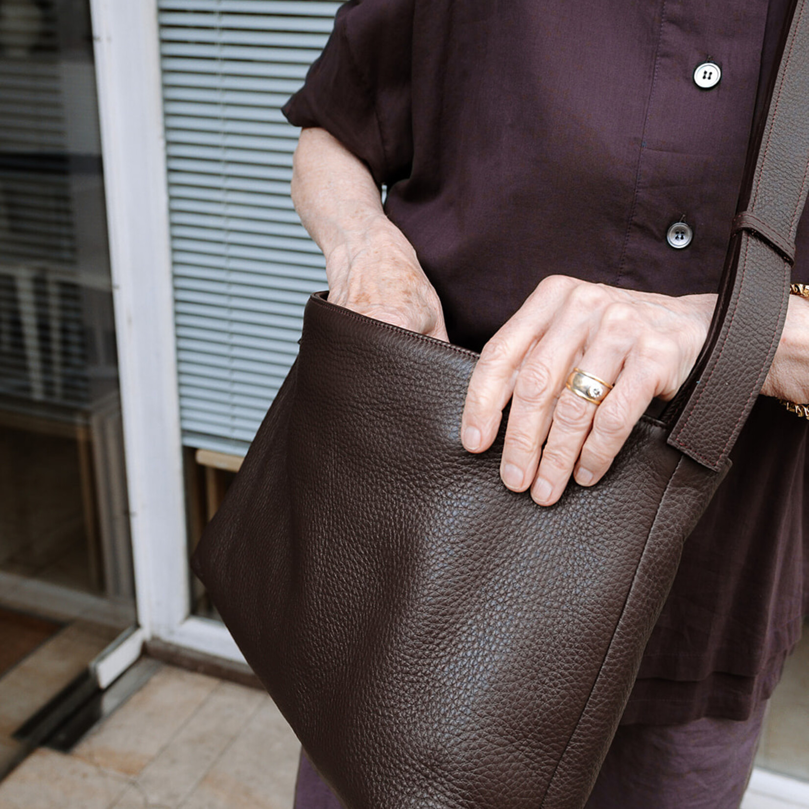 NO/AN City bag  aubergine
