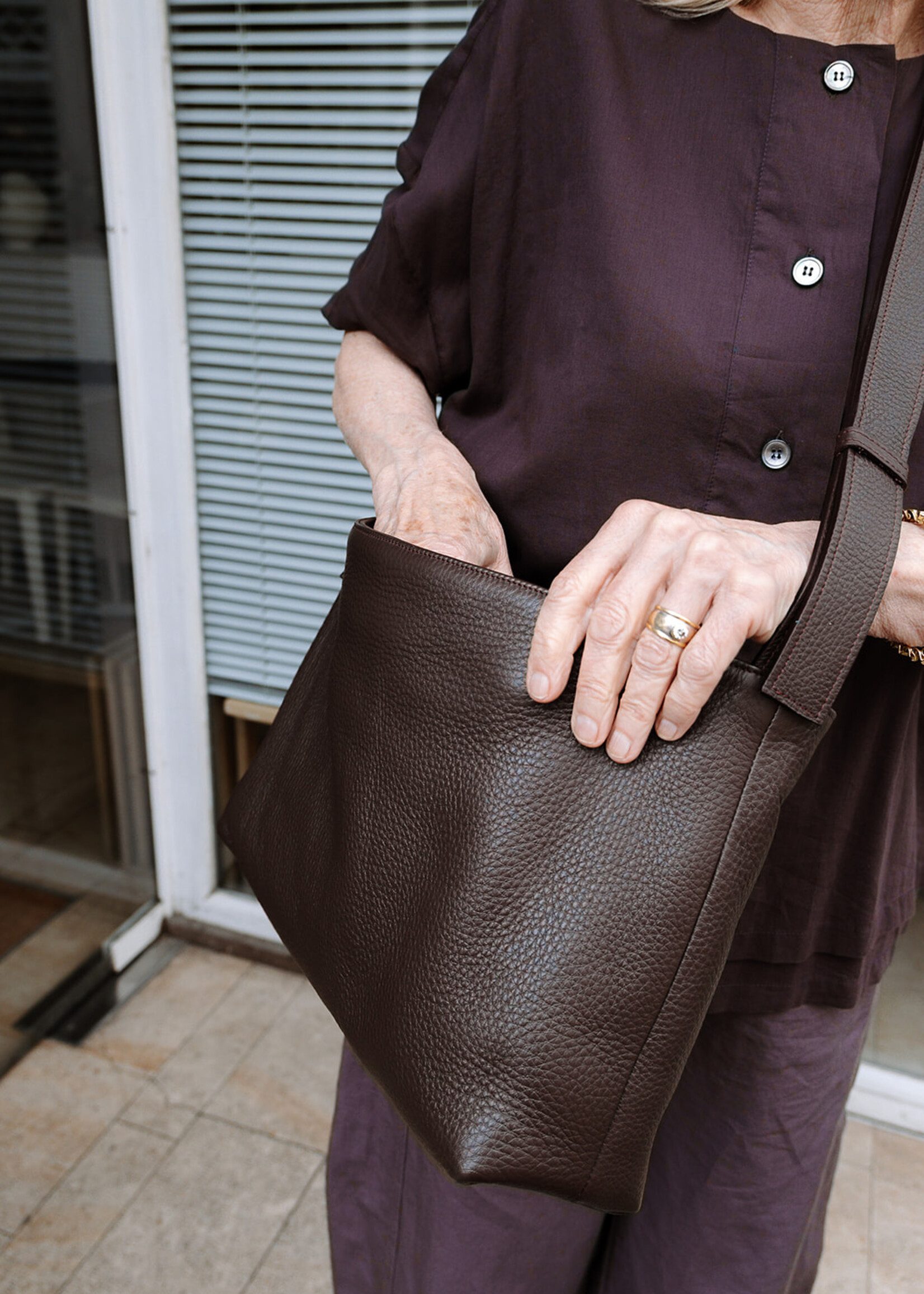 NO/AN City bag  aubergine