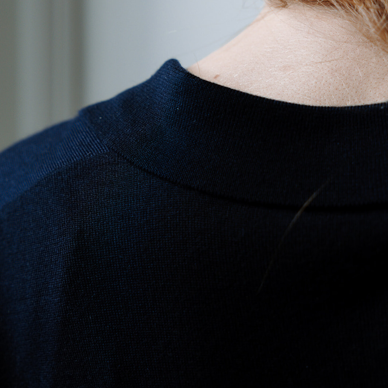 Absolut cashmere pull poncho Magalie dark blue