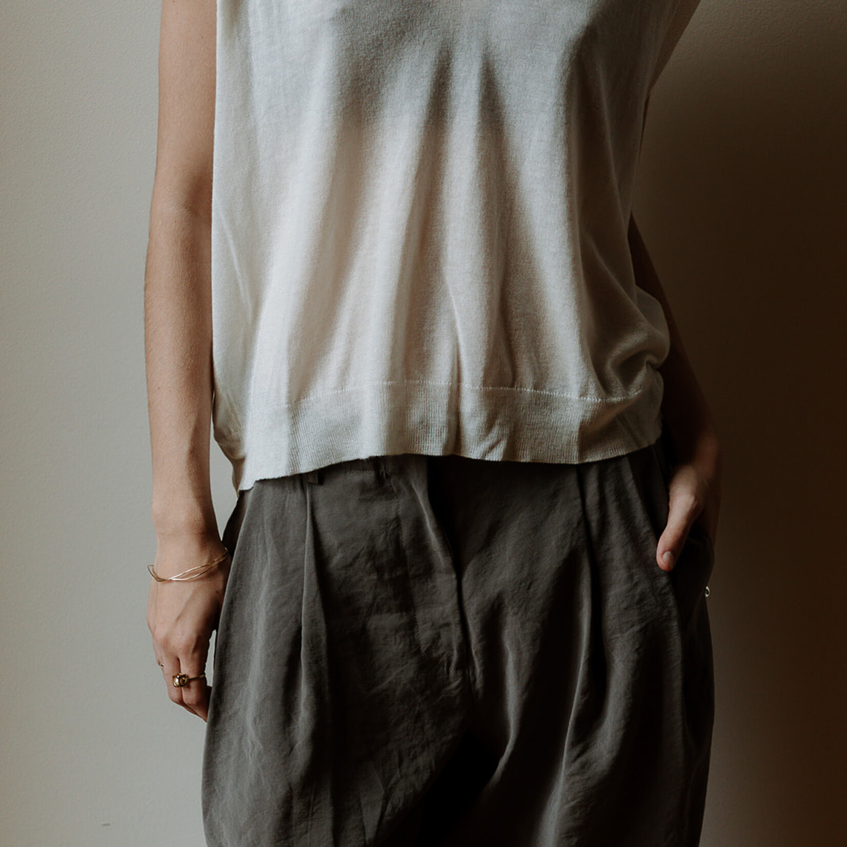 Absolut cashmere pull poncho Magalie off white