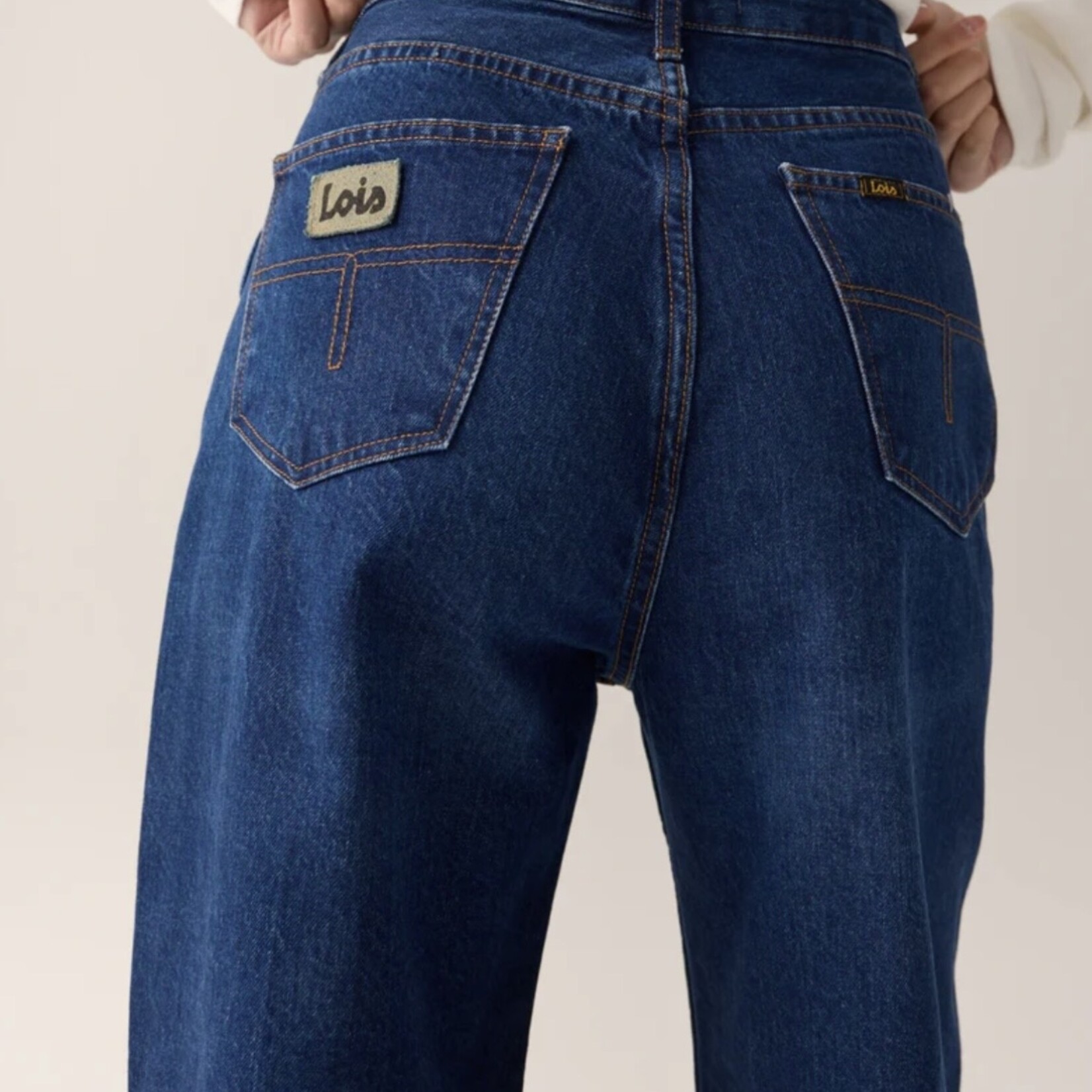 Lois Skater flare  marte blue fiant stone
