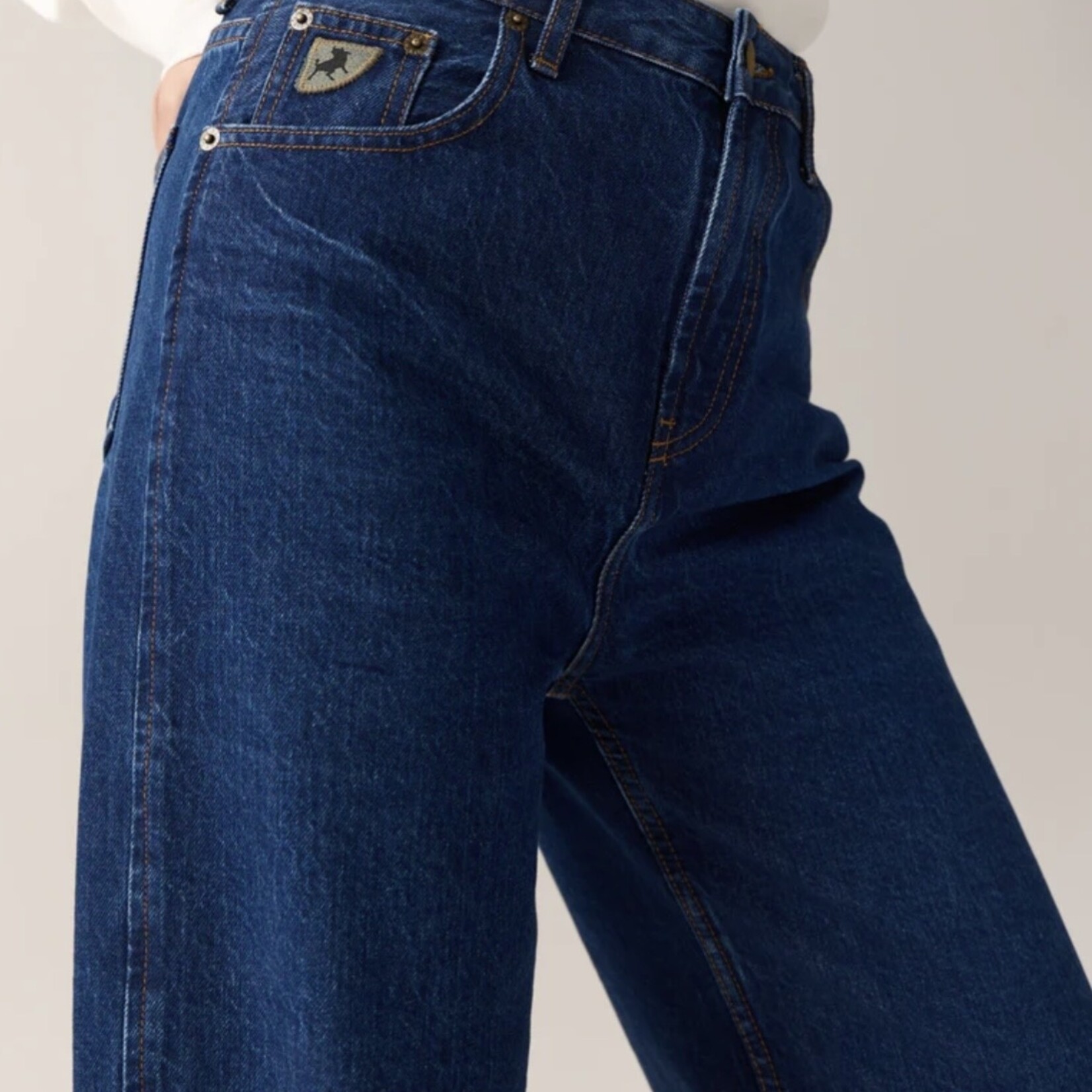 Lois Skater flare  marte blue fiant stone