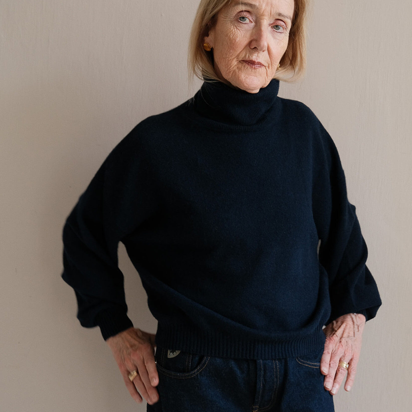 Sundance roll neck deep navy