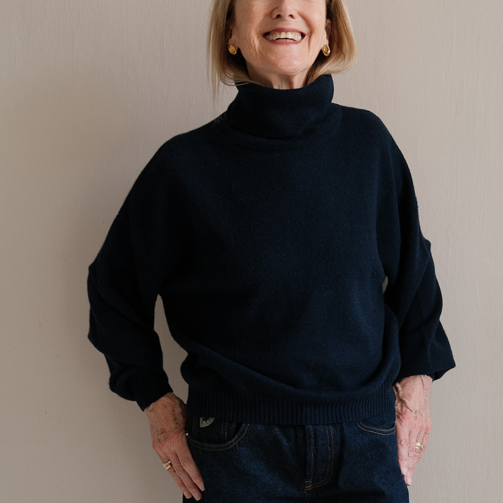 Sundance roll neck deep navy