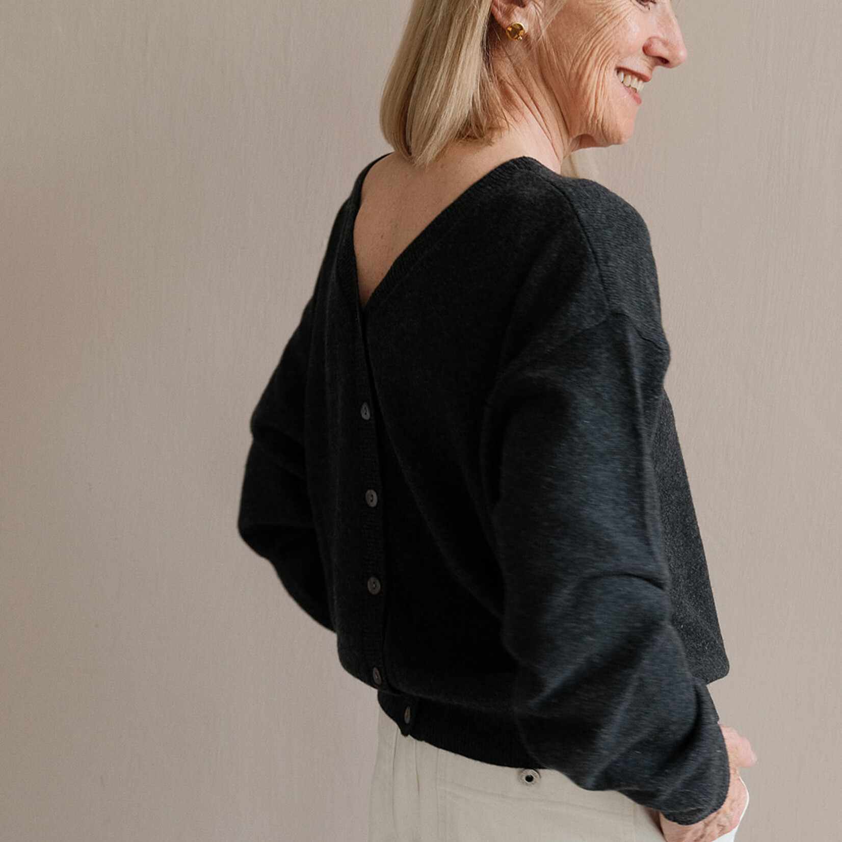 Colorush Layback luxe button grafhite