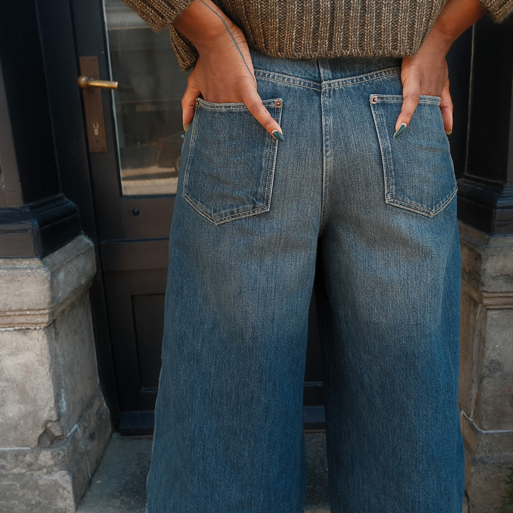 Soeur Joyce bermuda blue denim