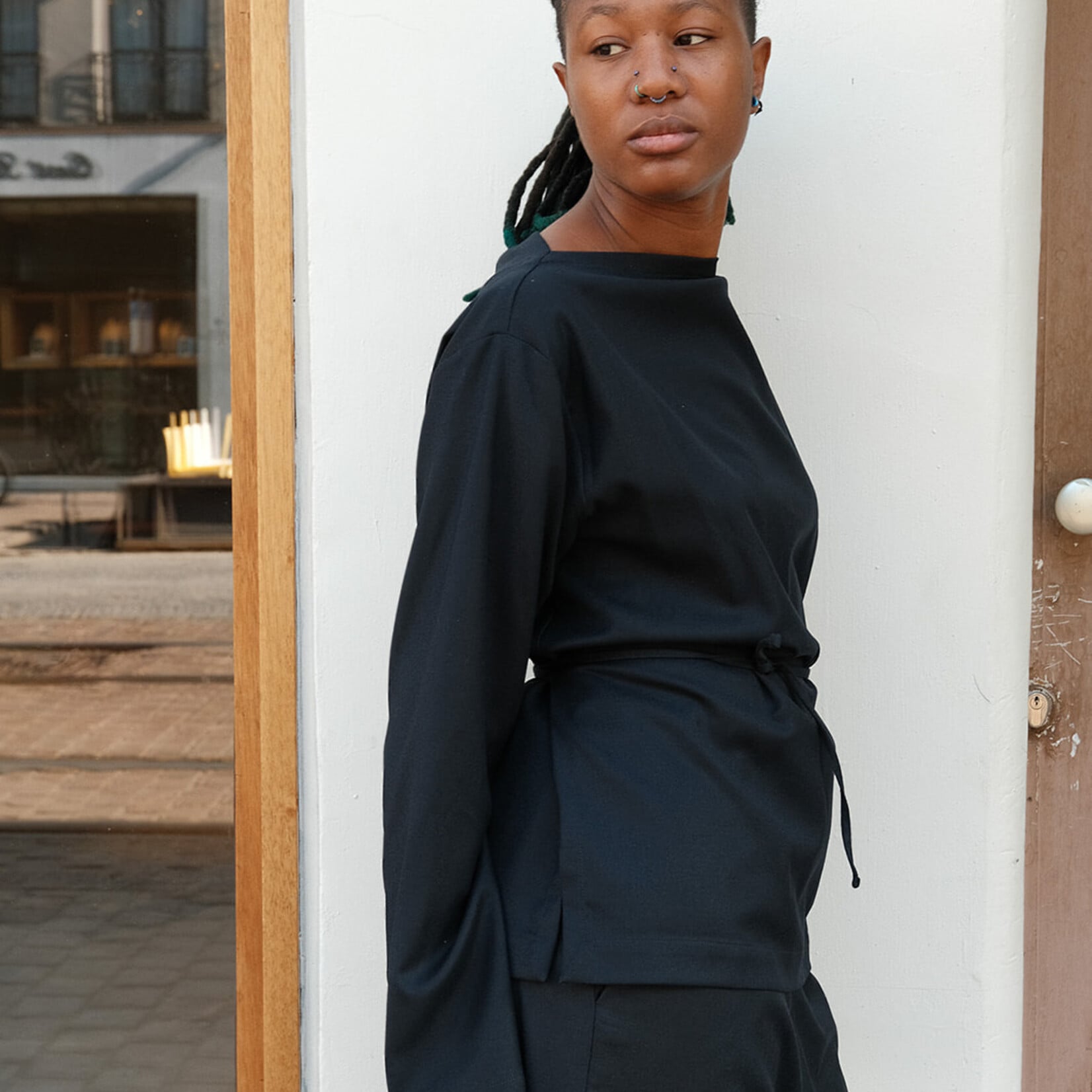 Barena Venezia Top Valier flan-wool  navy