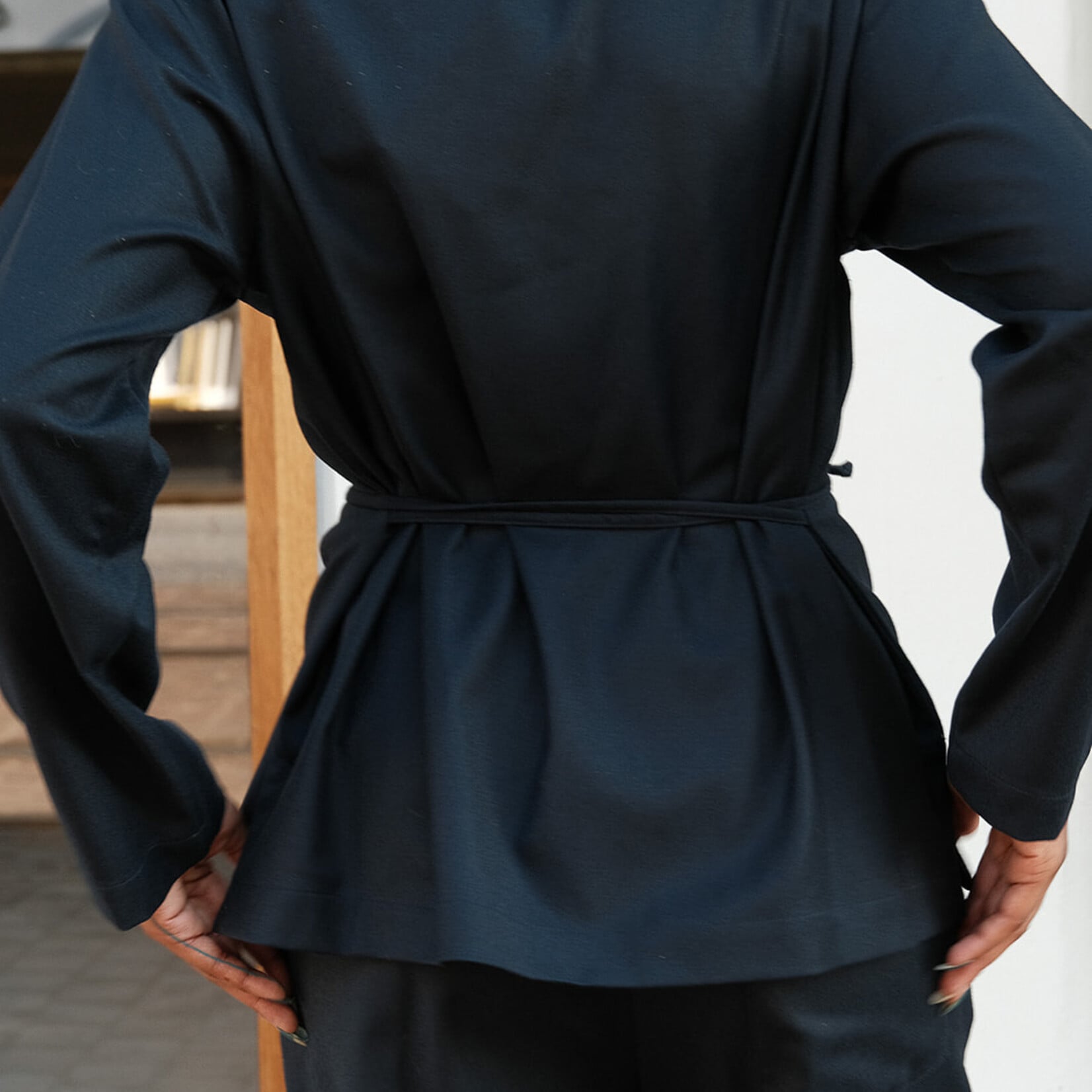Barena Venezia Top Valier flan-wool  navy