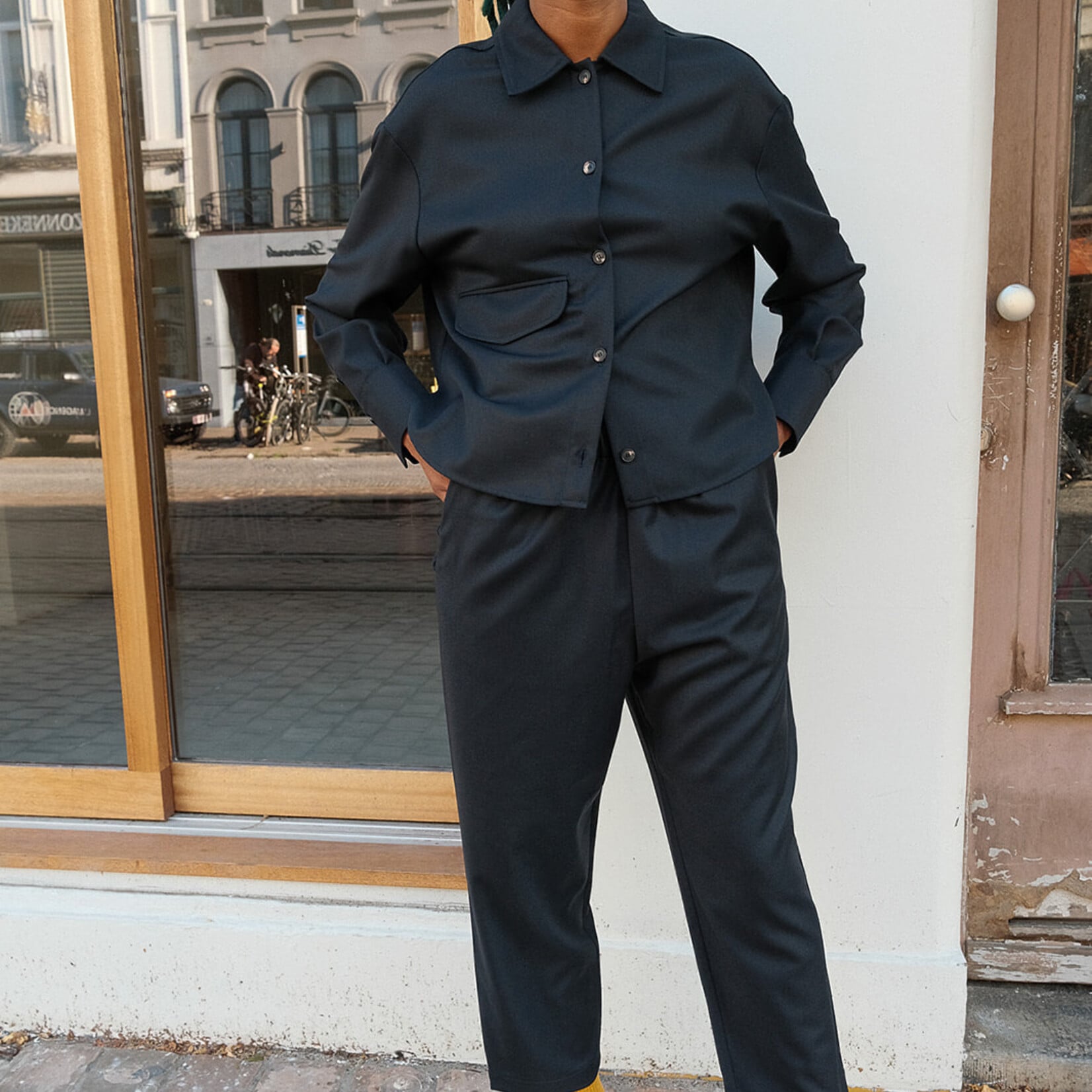 Barena Venezia Trouser Joie Flan navy