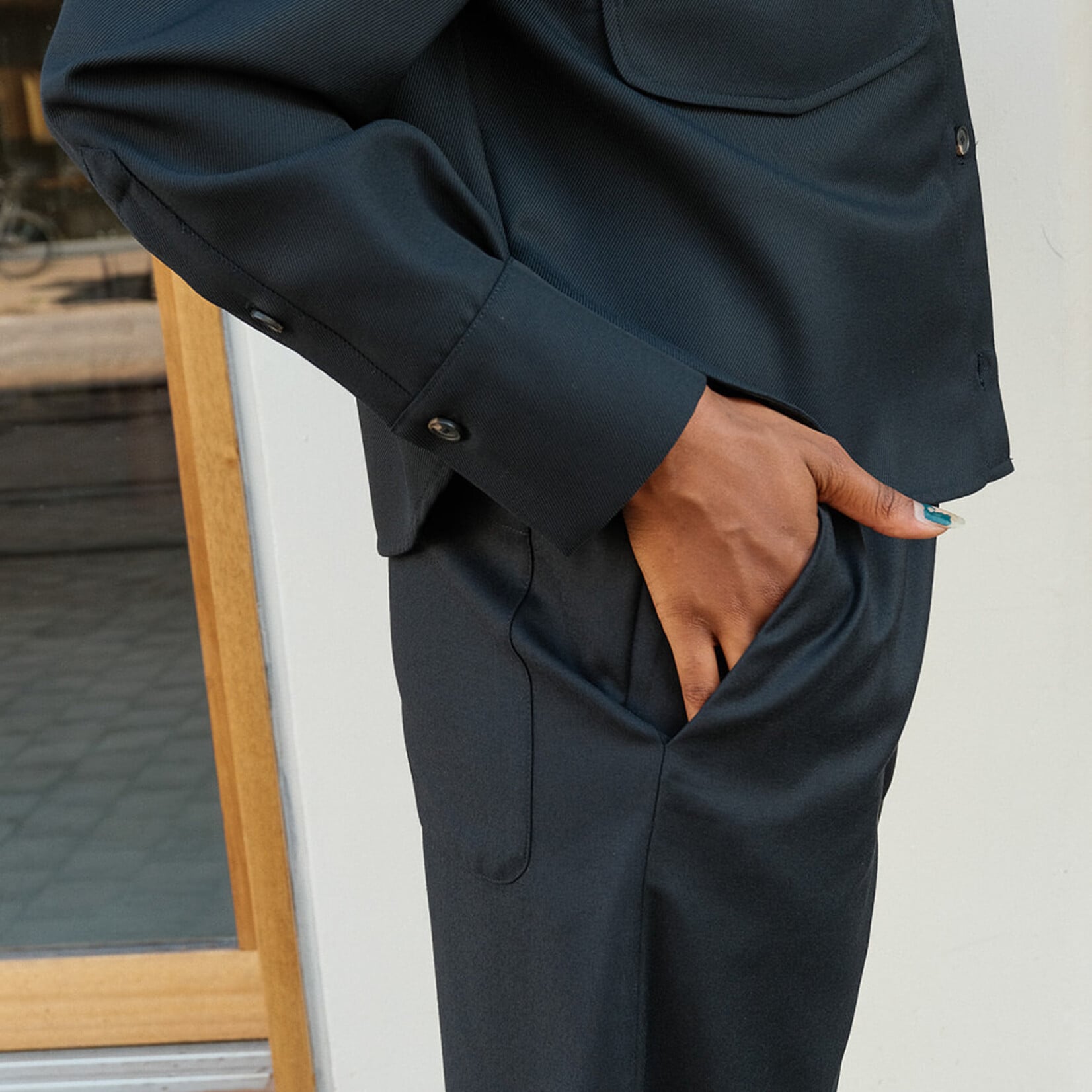 Barena Venezia Trouser Joie Flan navy
