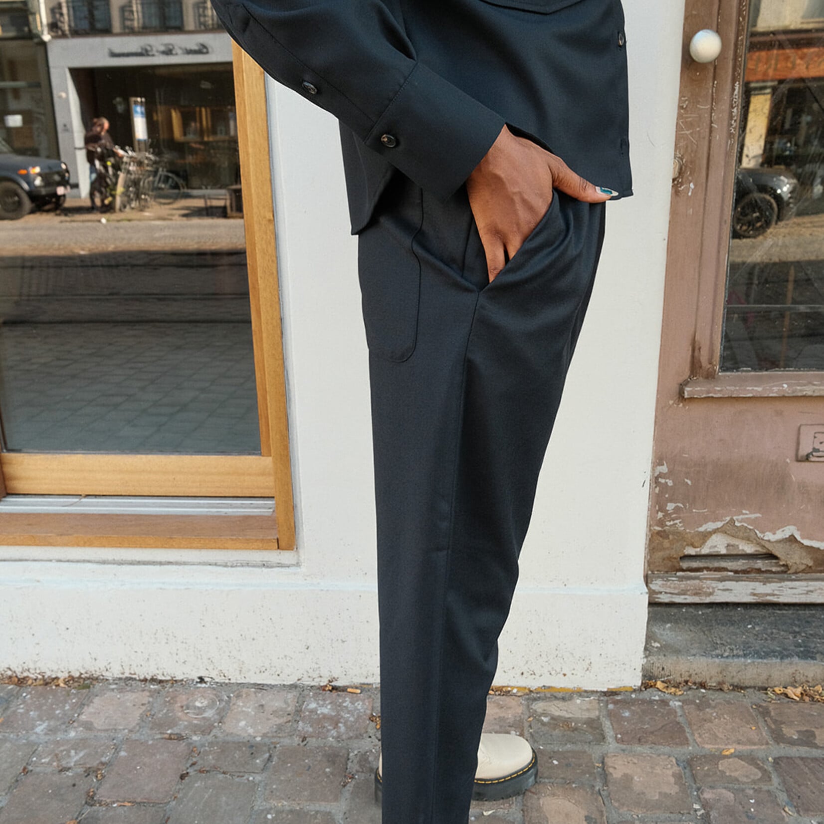 Barena Venezia Trouser Joie Flan navy