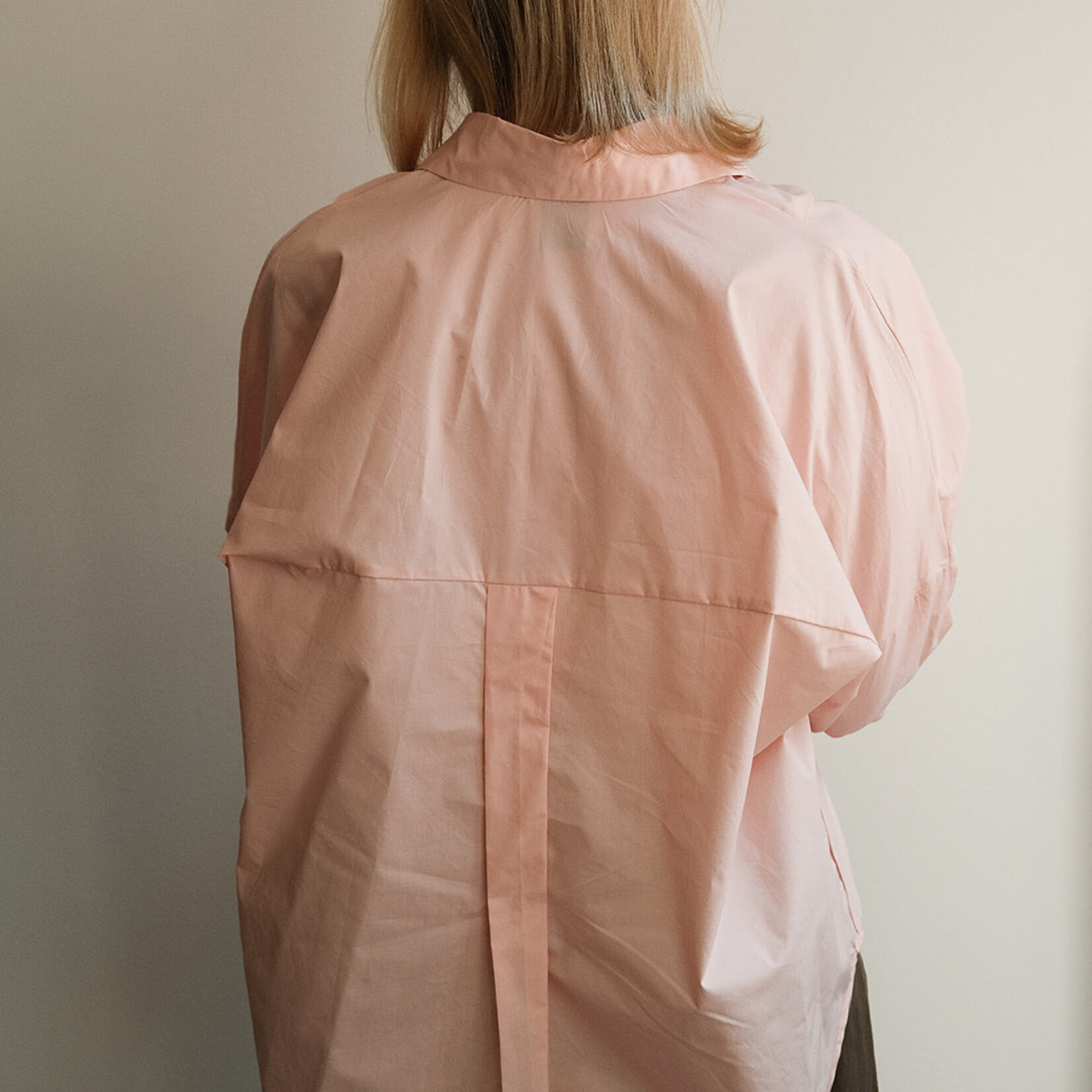Shirt cotton abricot