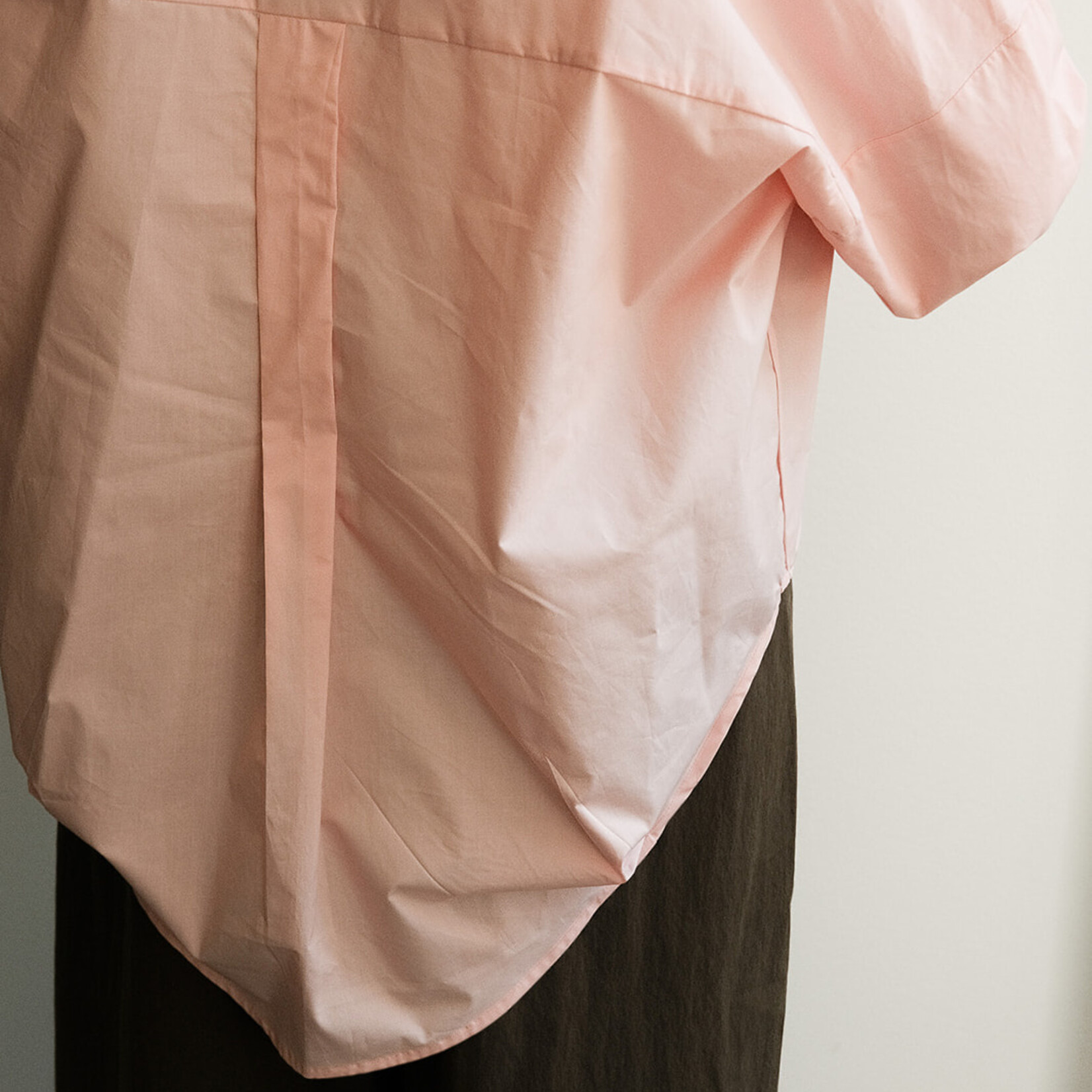Shirt cotton abricot