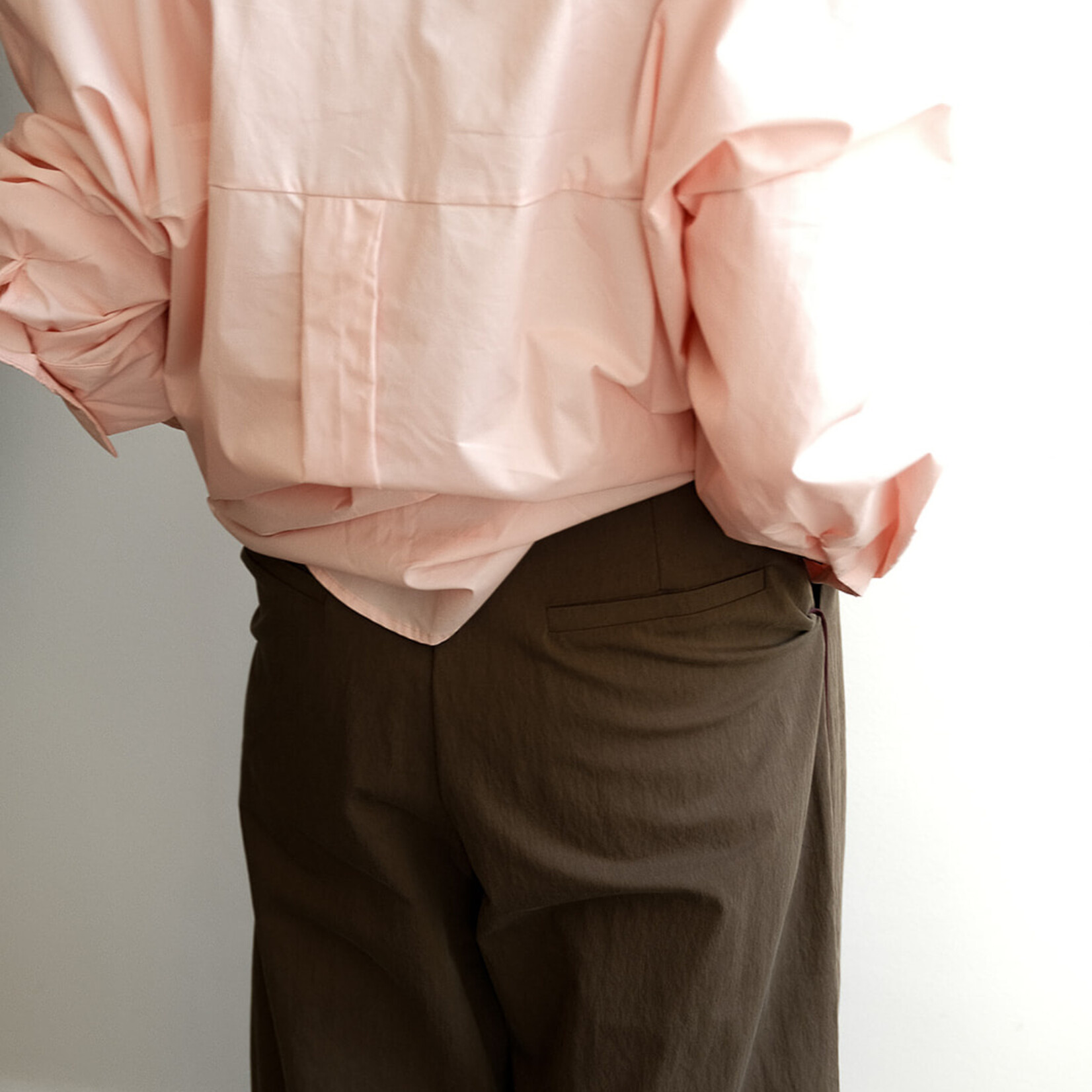 Shirt cotton abricot